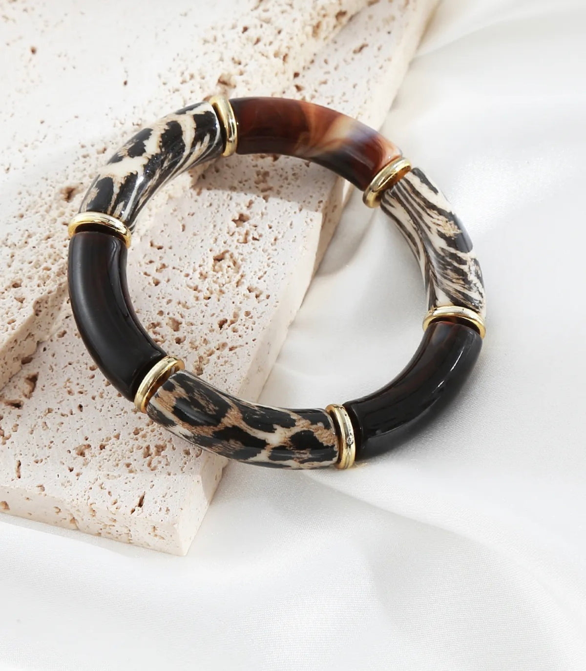 Bracelet Léopard Noir