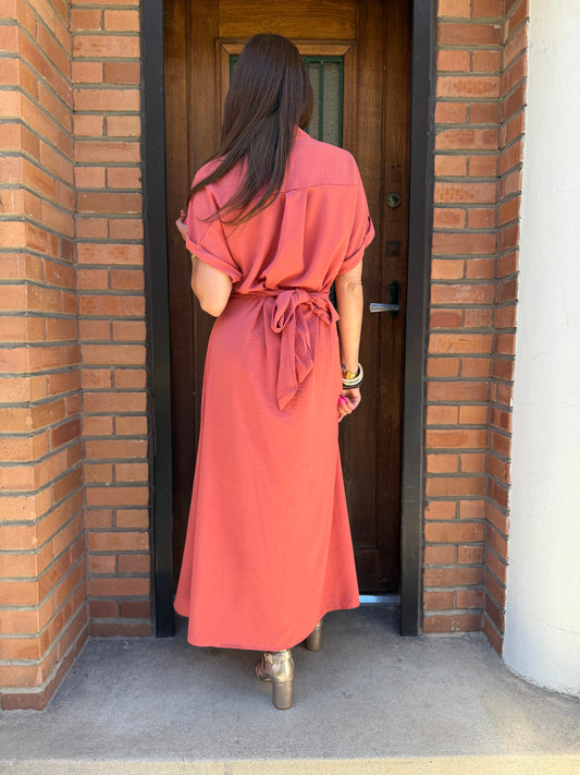 Robe Louise Vieux Rose