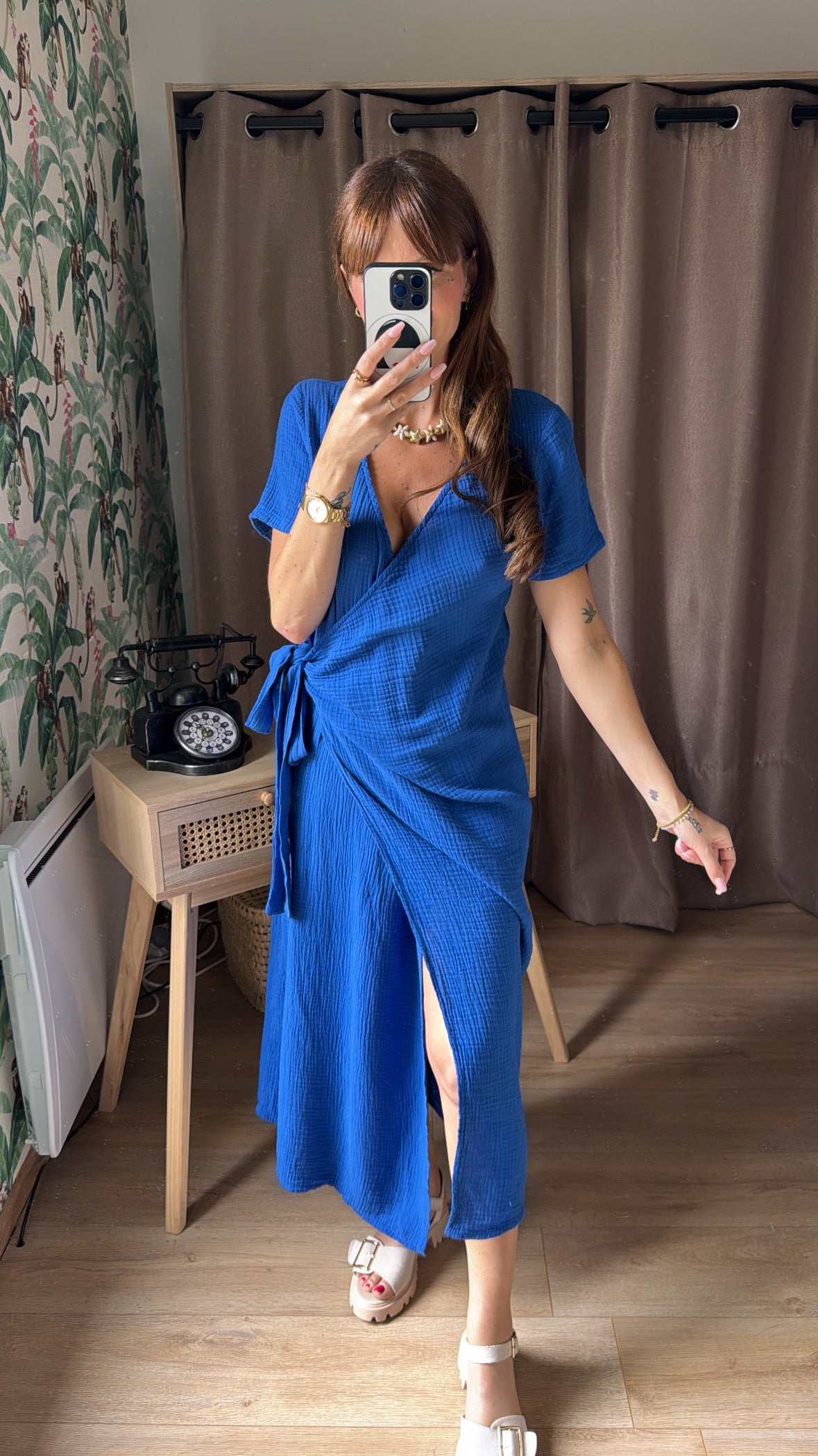Robe Alicia Bleu Roi