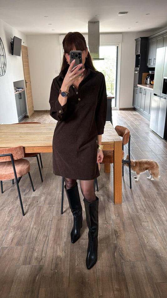 Robe Velours Chocolat