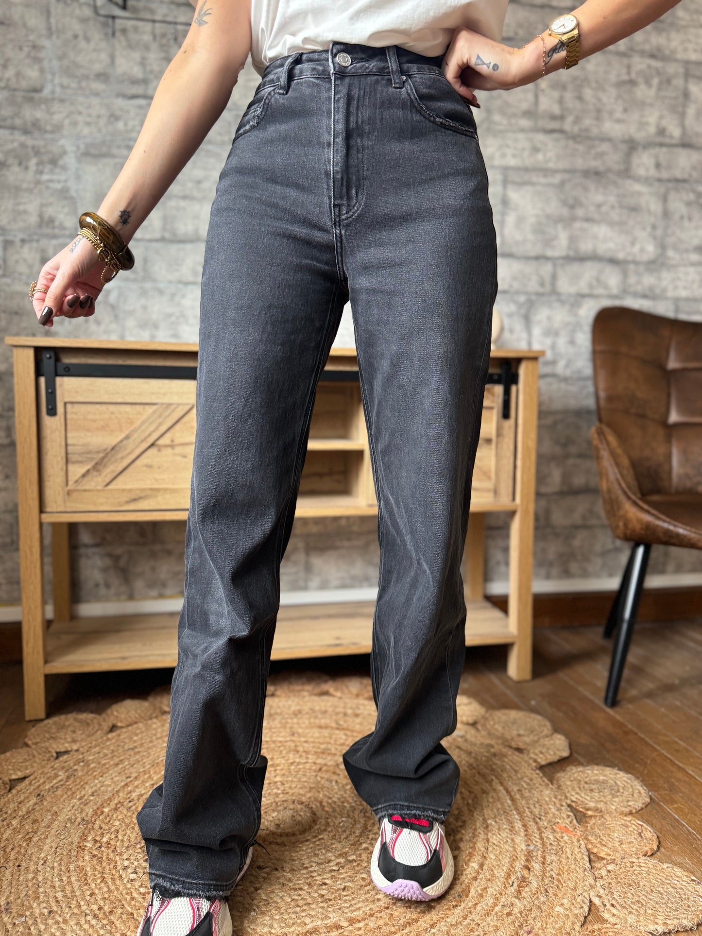 Jean's Extra Long Gris