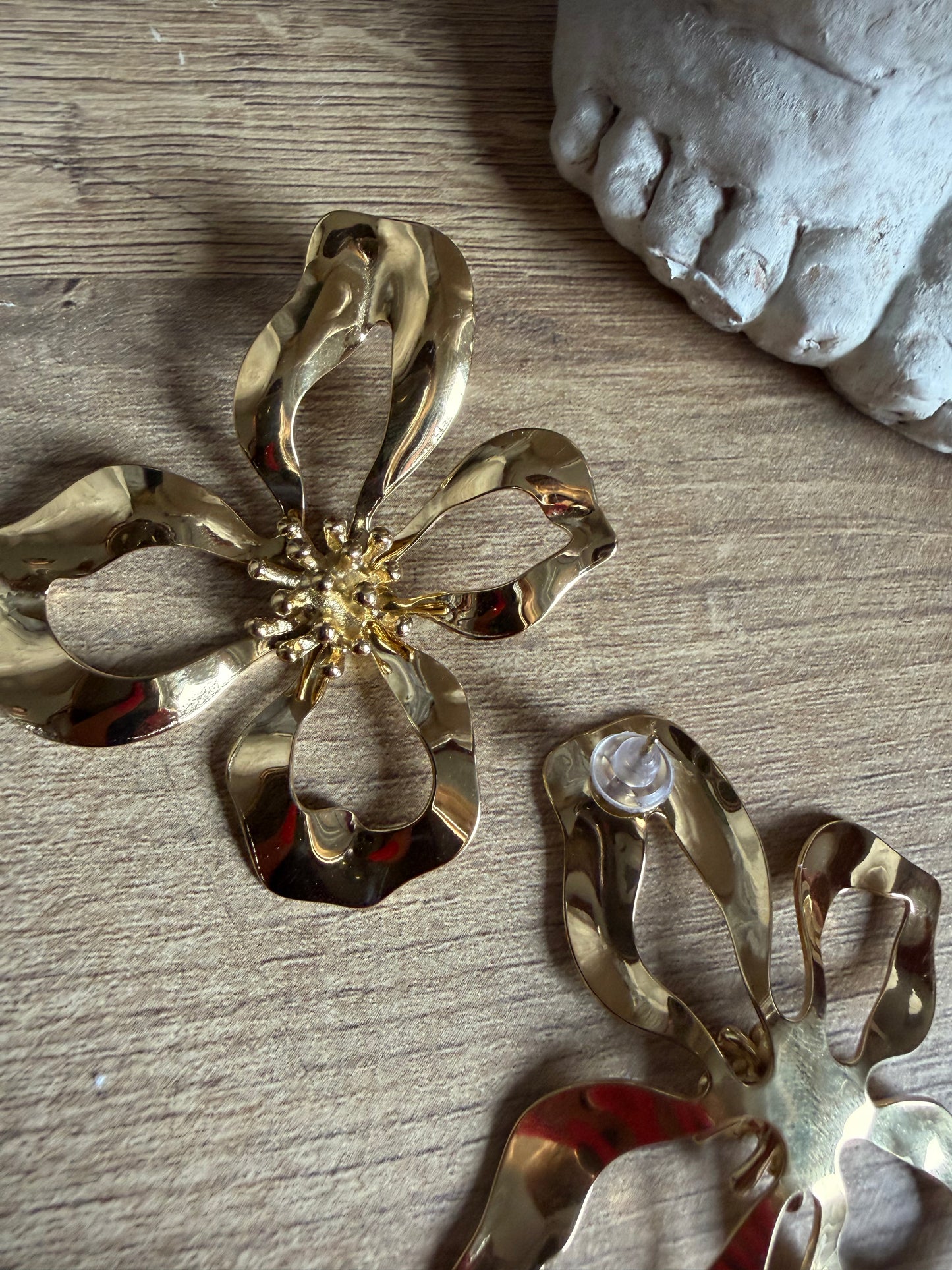 Boucle D’oreille Fleurs pépites