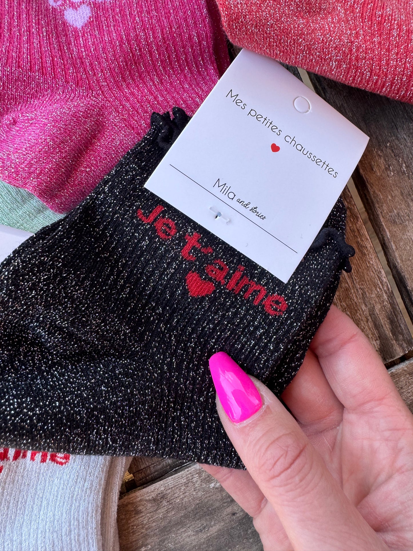 Chaussettes Je t’aime
