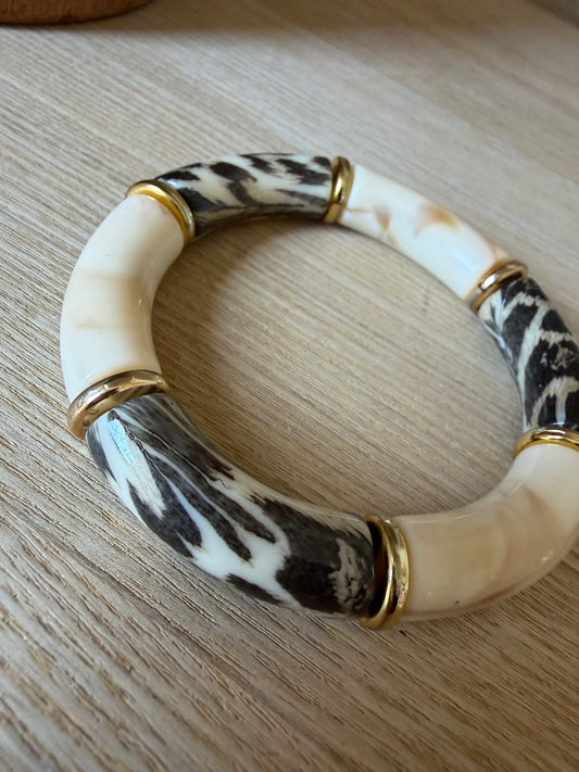 Bracelet Léopard Nacré