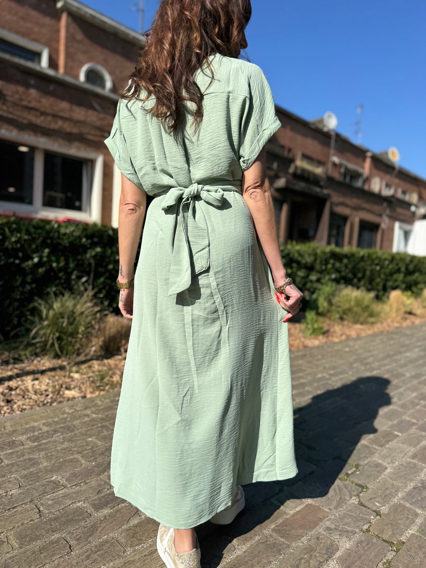 Robe Louise Vert D’Eau