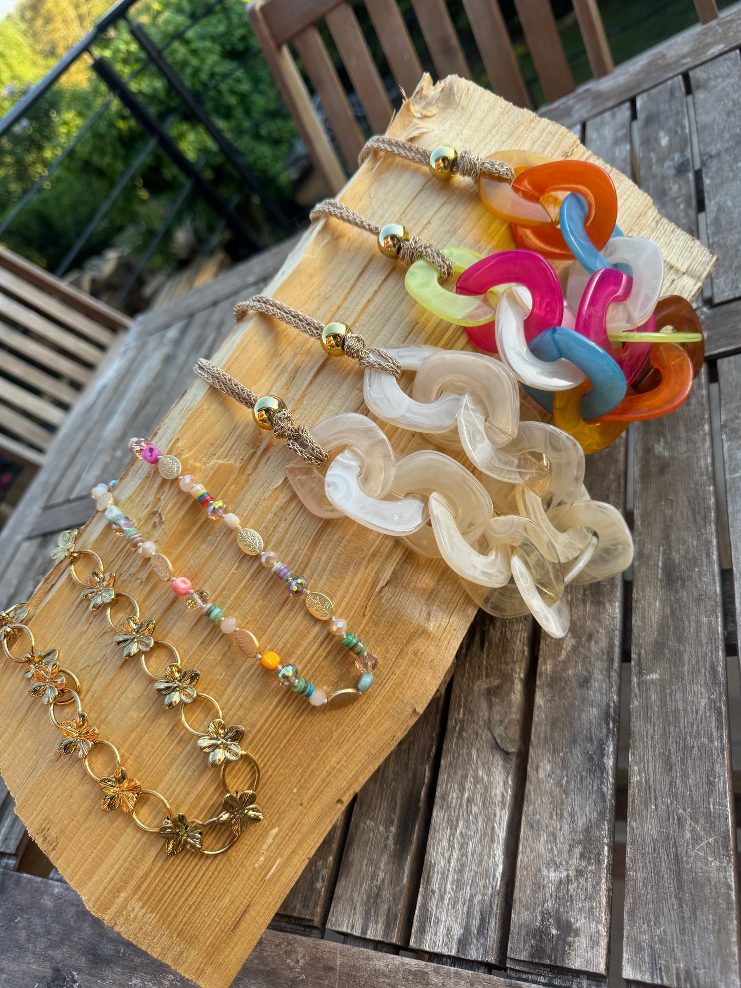 Collier fleur bonheur