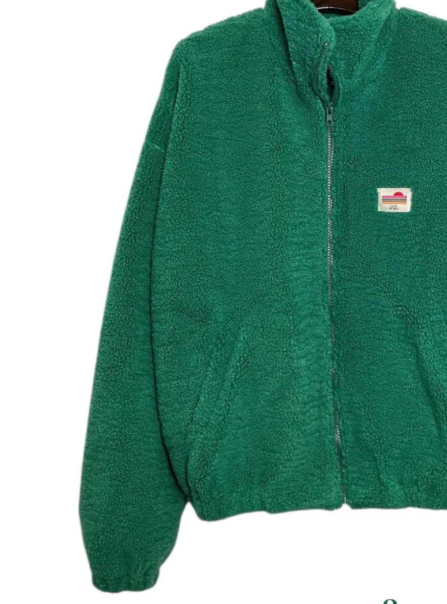 Veste Teddy Vert