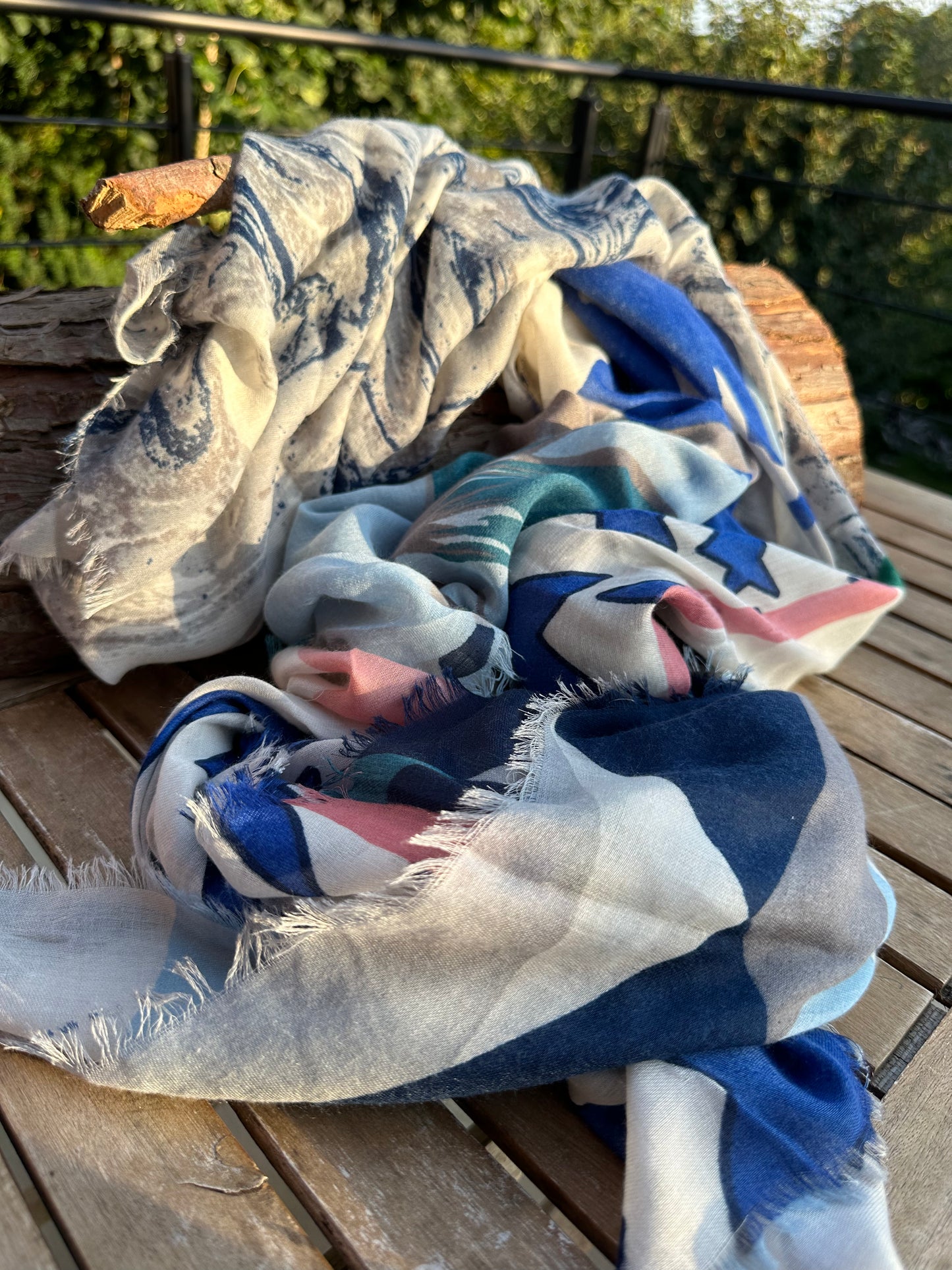 Chèche Étoile Bleu