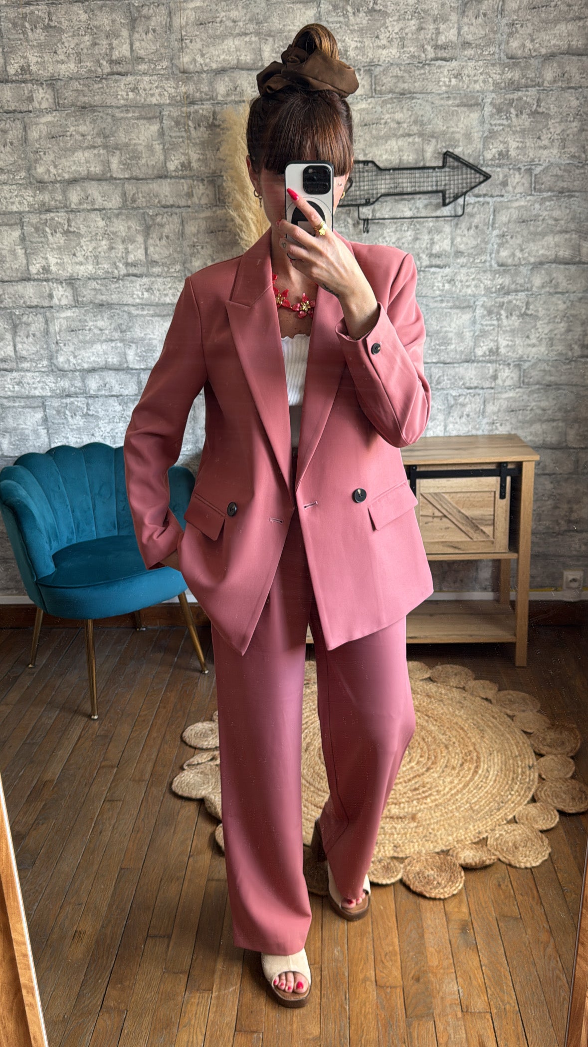Blazer François Vieux Rose