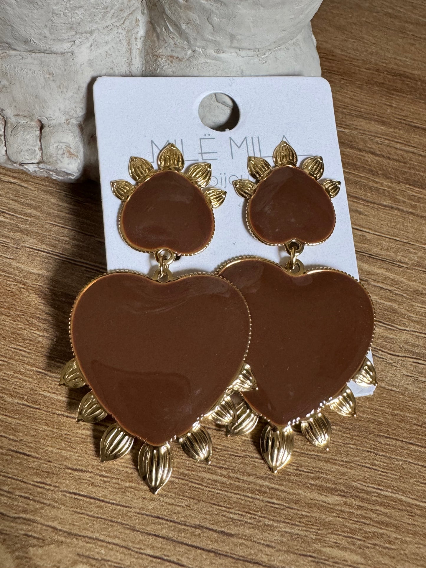 Boucle Coeur Chocolat