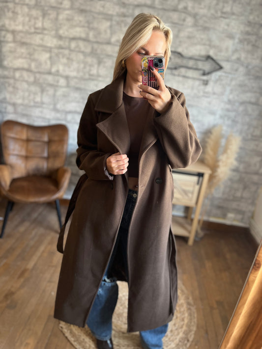 Trench Antony chocolat
