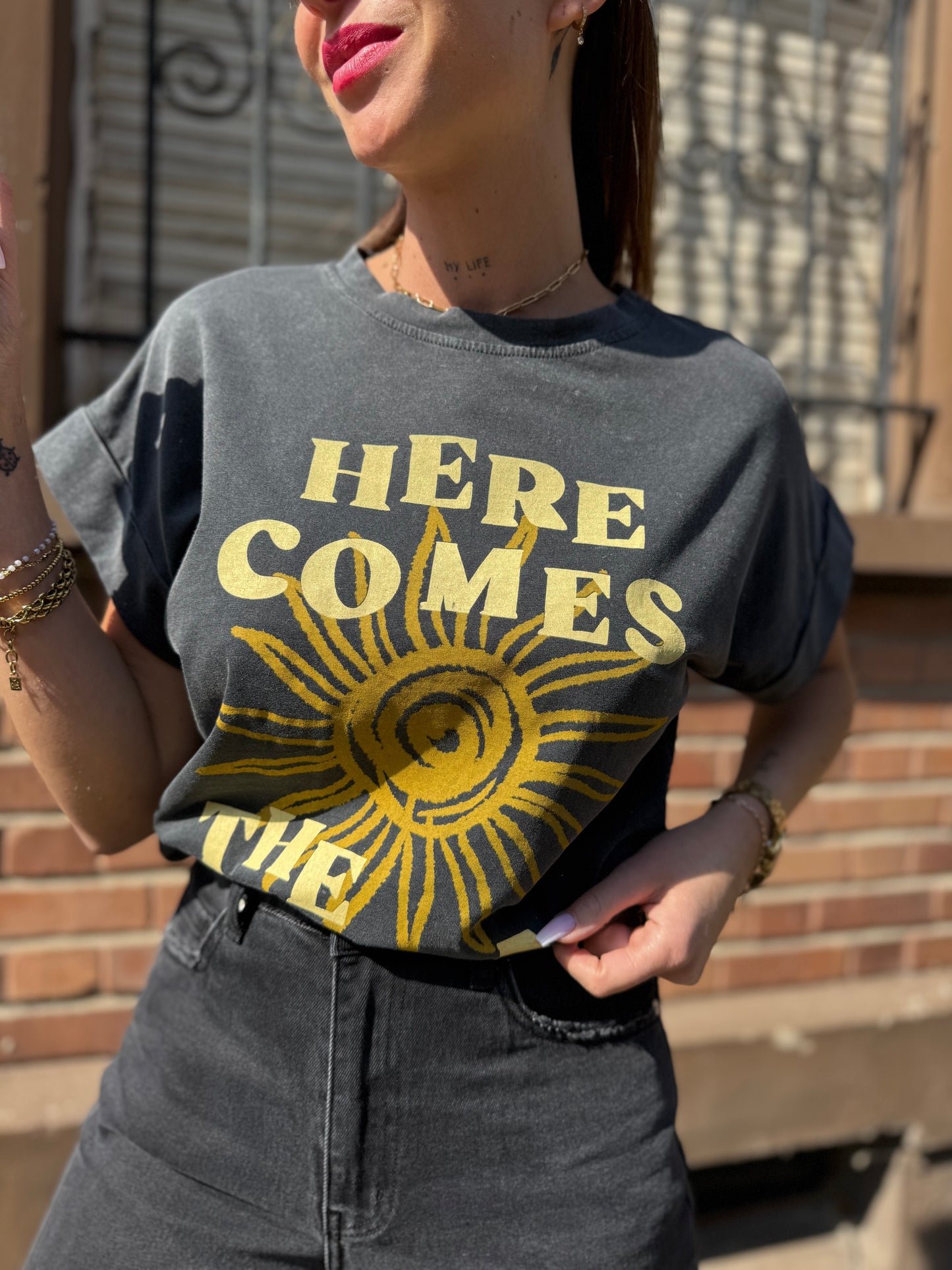 Tee-Shirt Gris Soleil