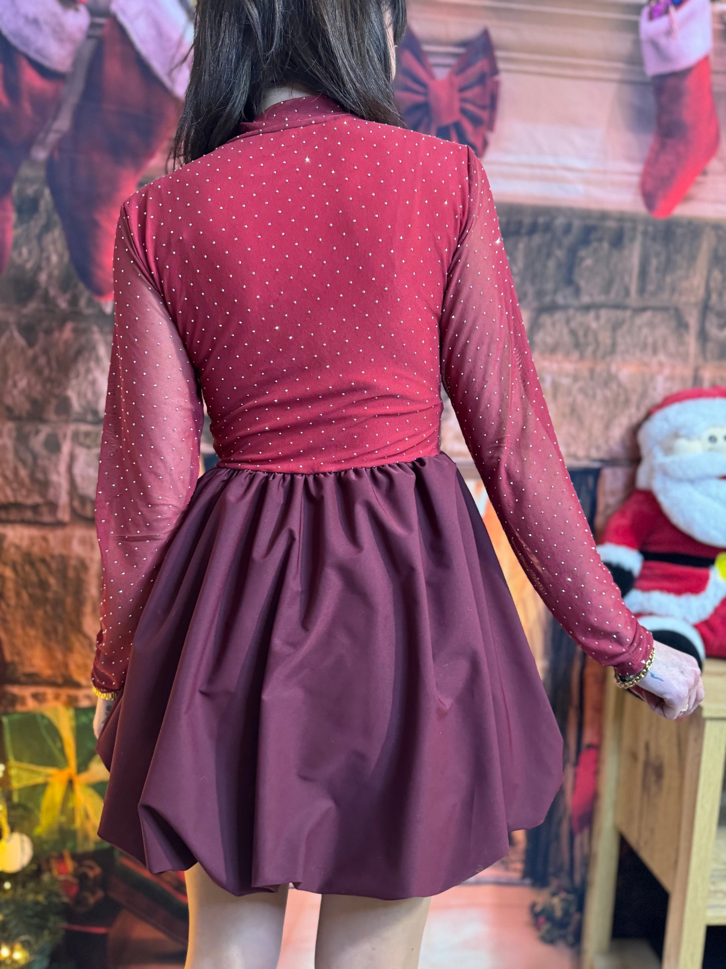 Robe Ariana Bordeaux