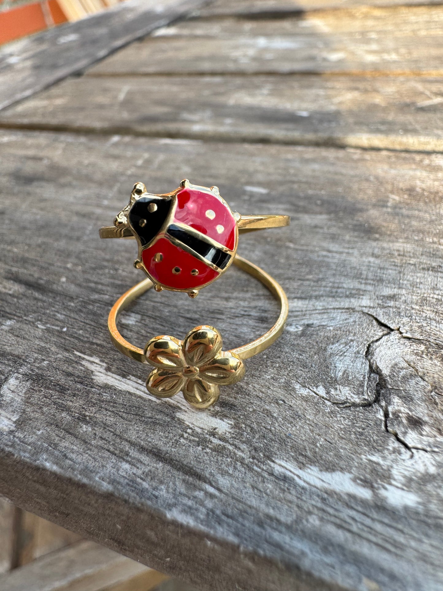 Bague Coccinelle Porte Bonheur