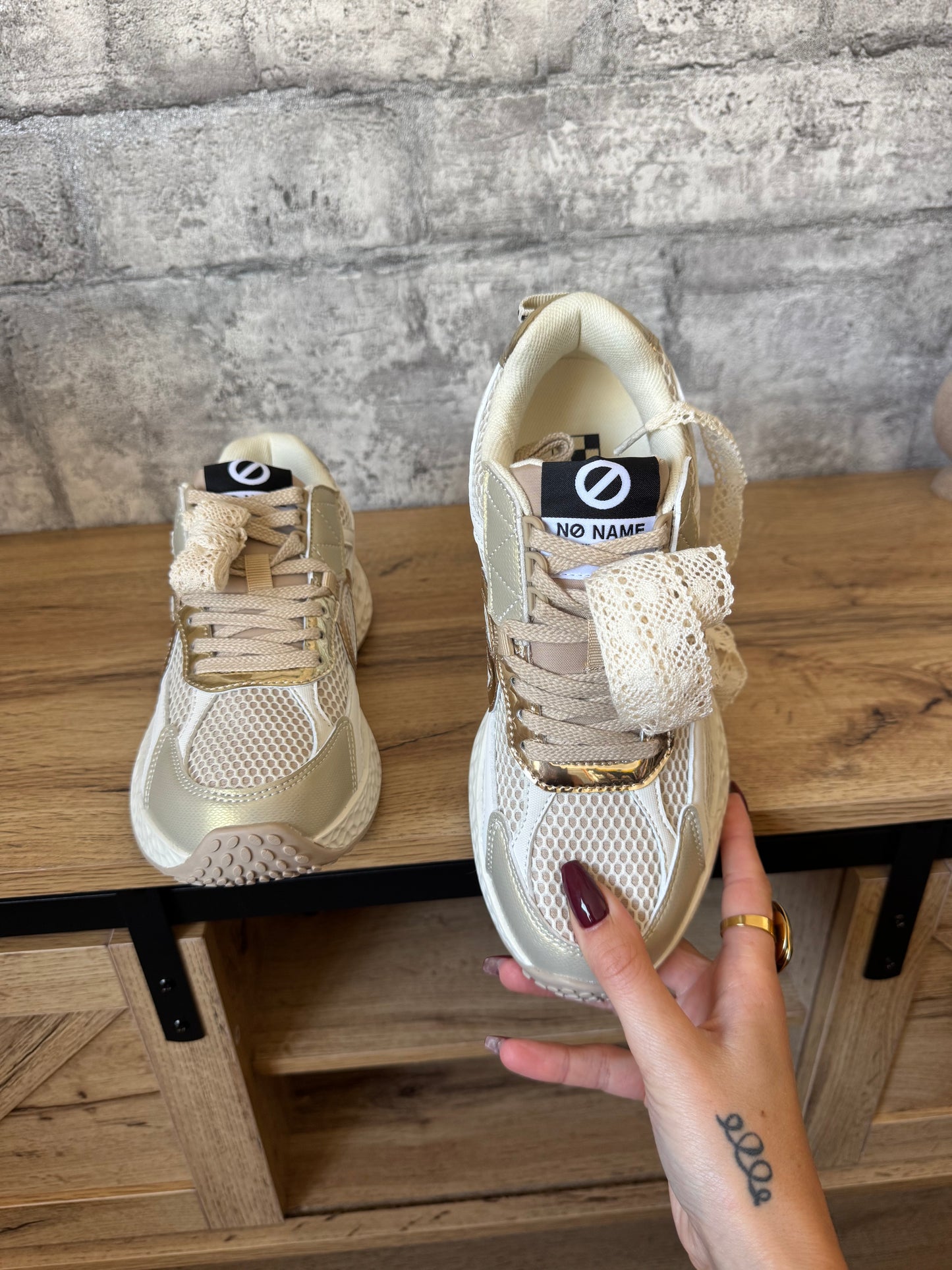 Basket No Name Carter 2.0 Runner Beige/Or