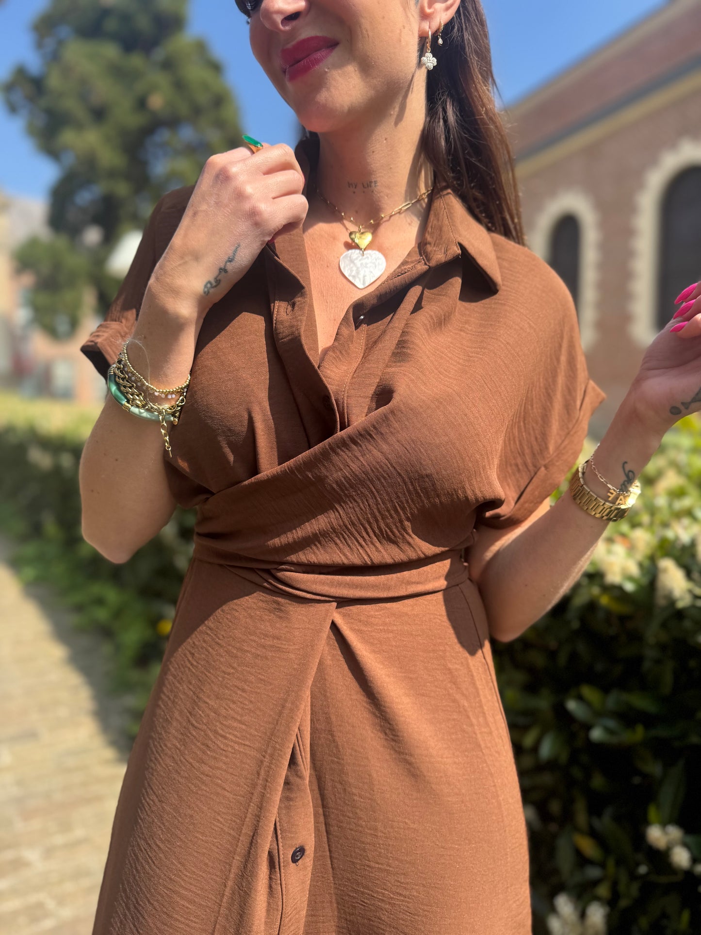 Robe Louise Marron