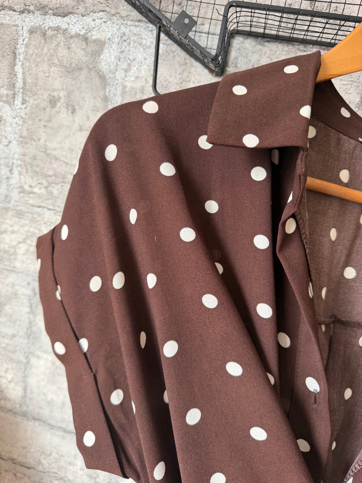 Robe Louise Choco Pois