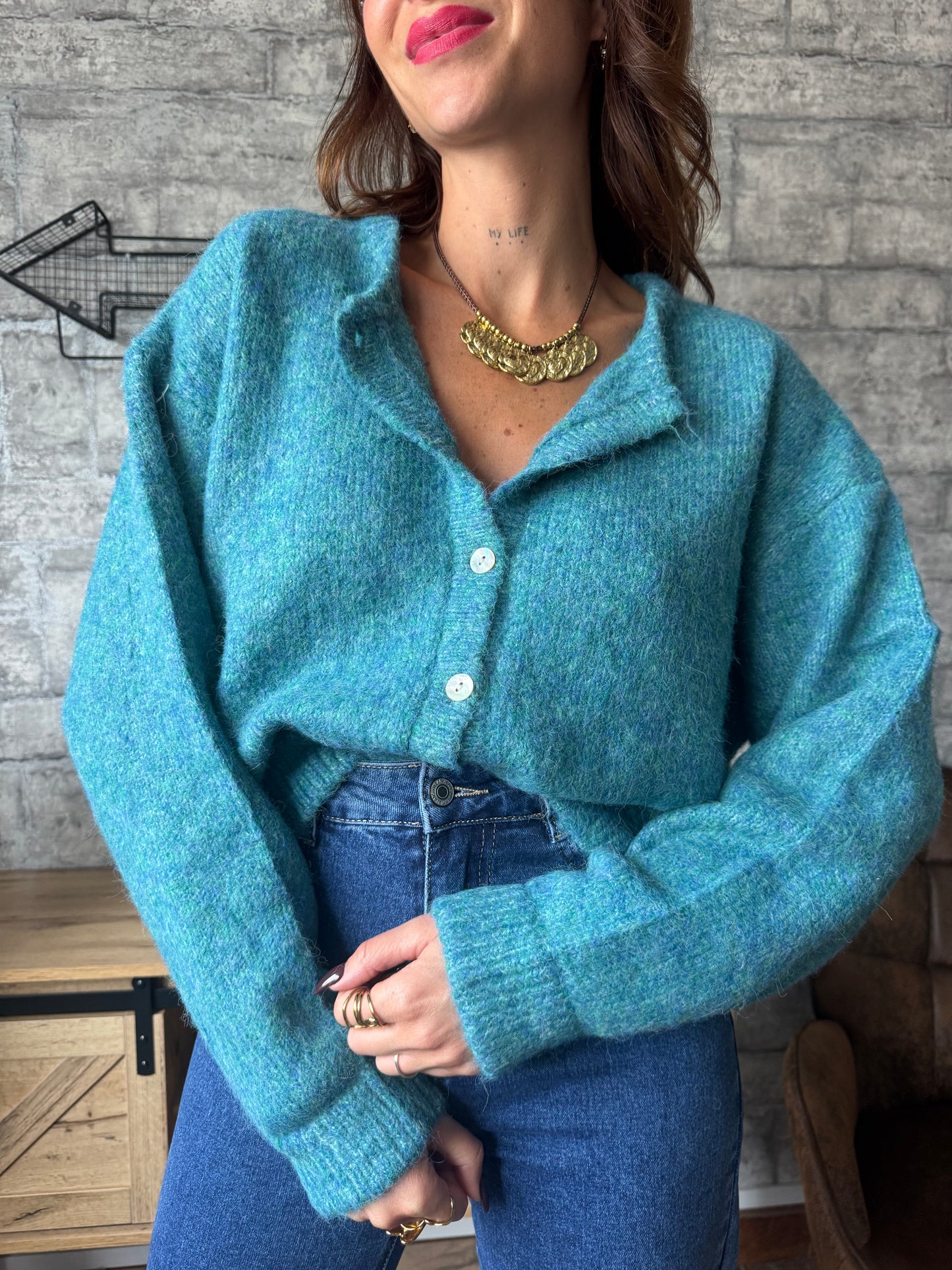 Gilet Elliot Bleu Canard