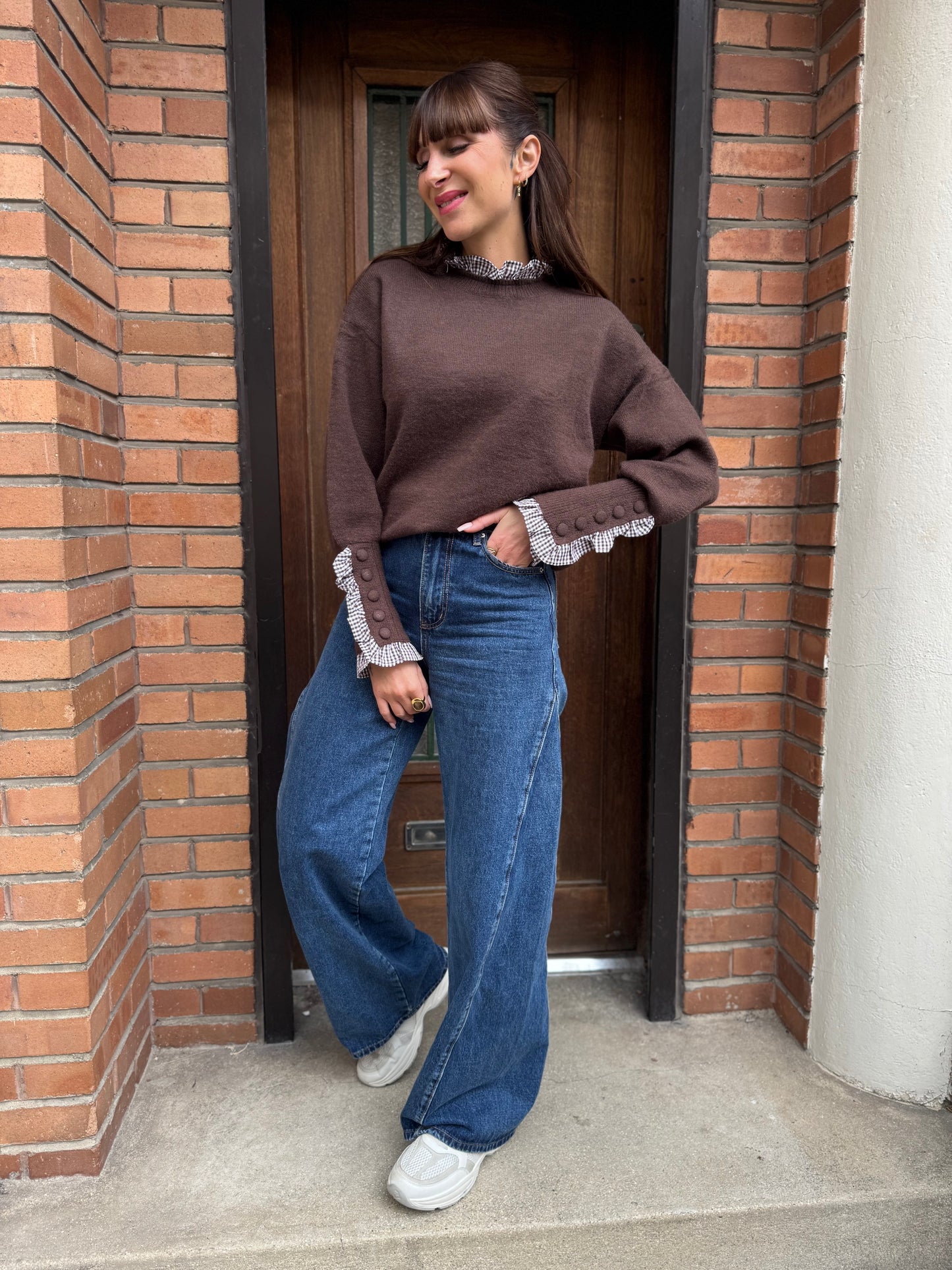 Pull Col Vichy