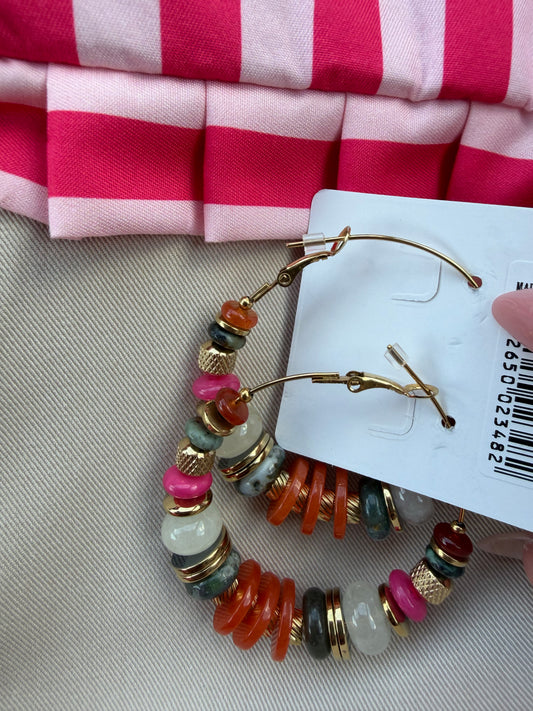 Boucle D’oreille Créole Multicolor