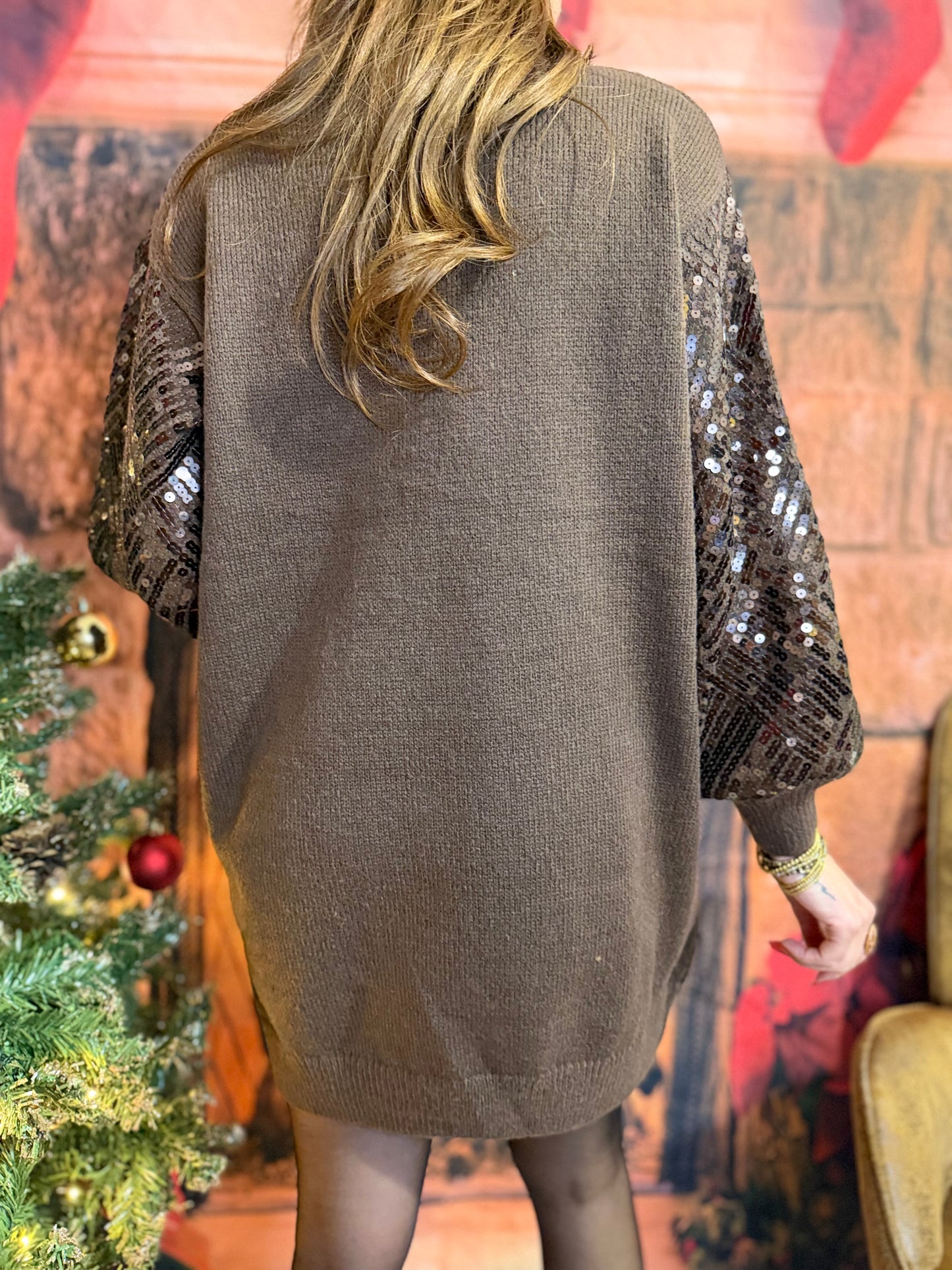 Robe Pull Pampille Chocolat