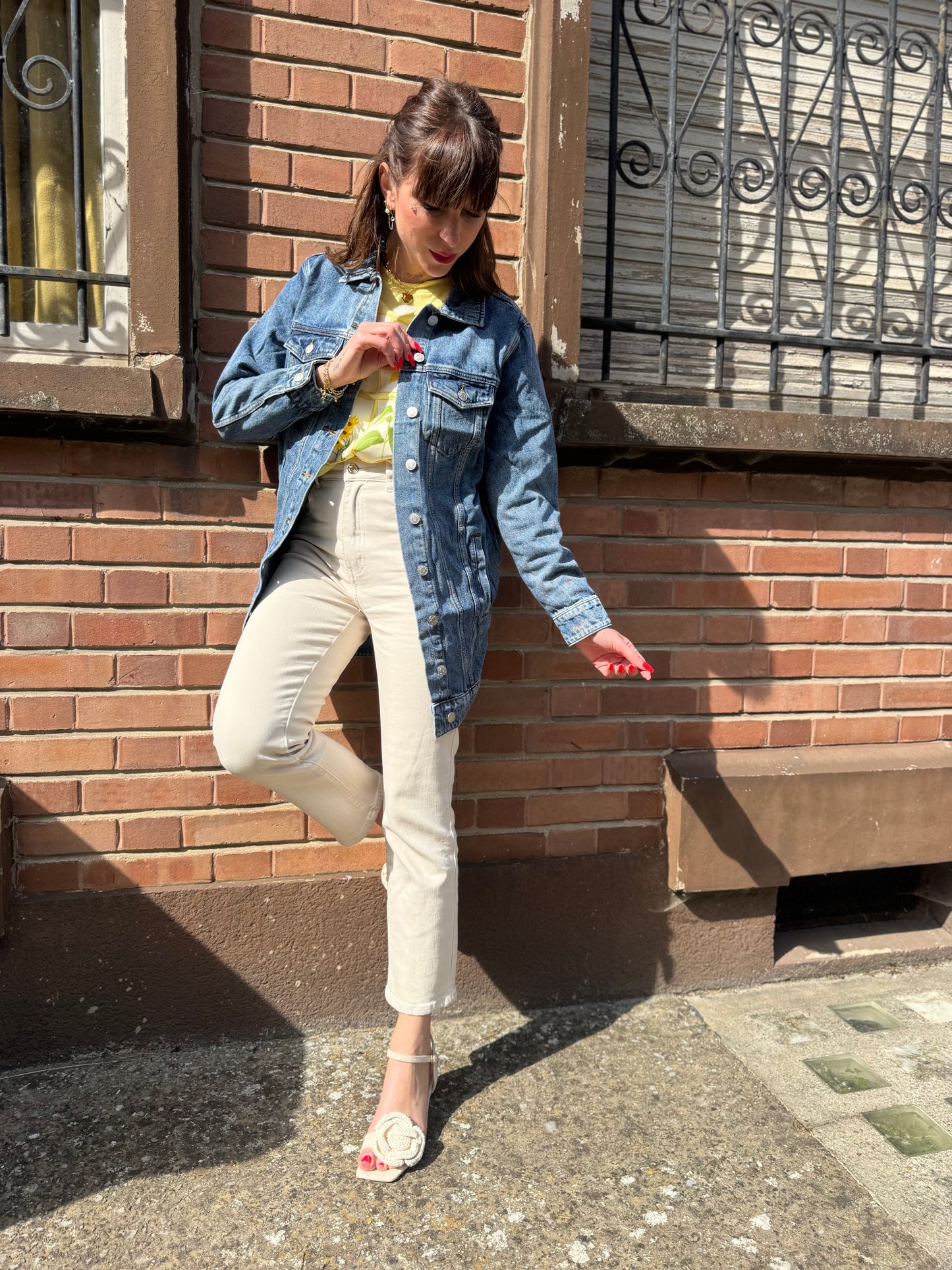 Veste en jean's Long (taille S)
