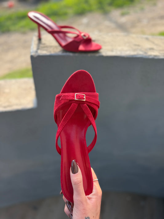 Mules Joia Rouge