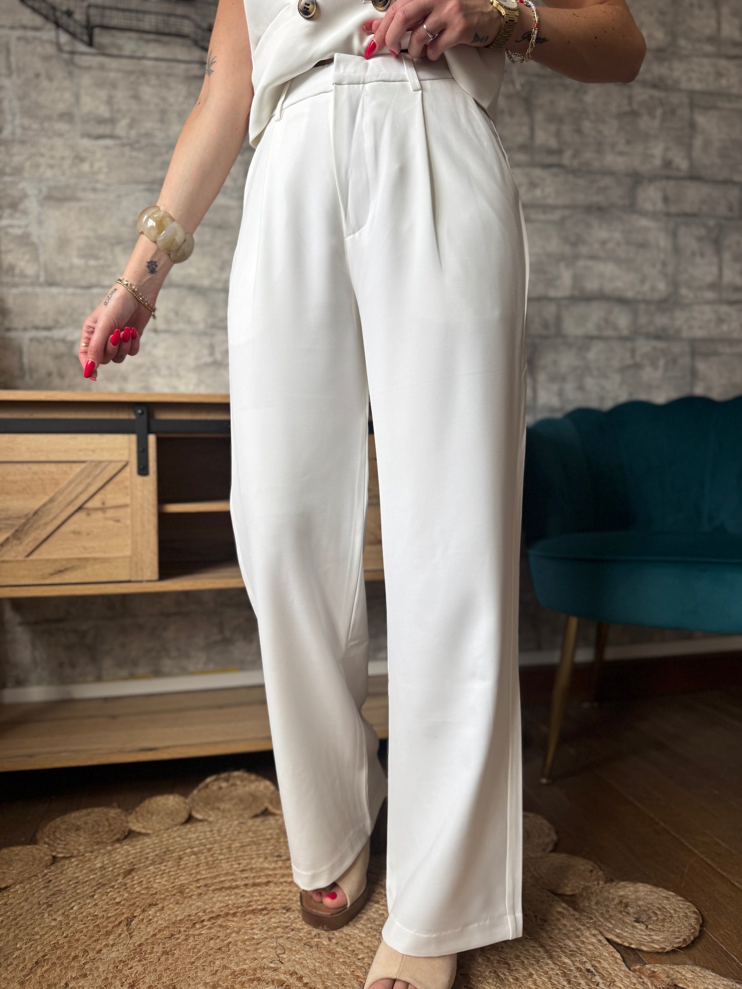 Pantalon François Blanc