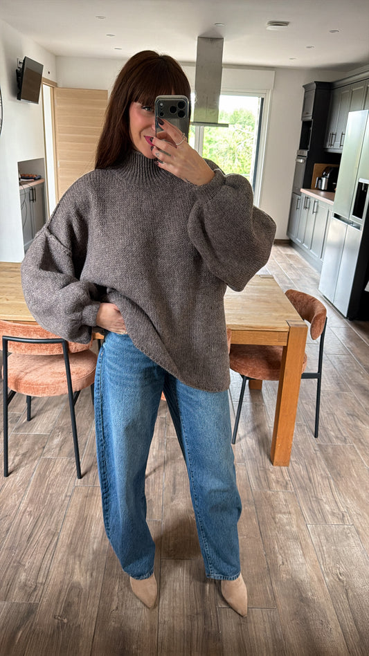 Pull Émilien Taupe