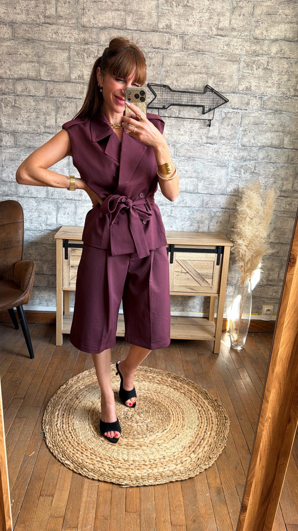 Short Bermuda Pince Bordeaux