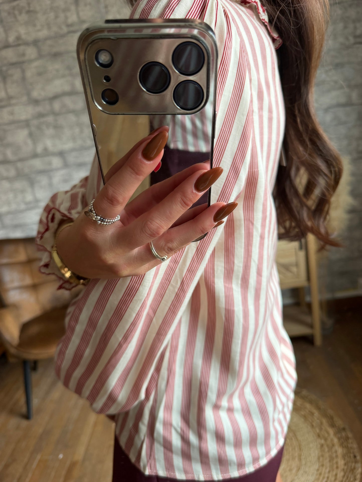 Chemise Loanne Bordeaux