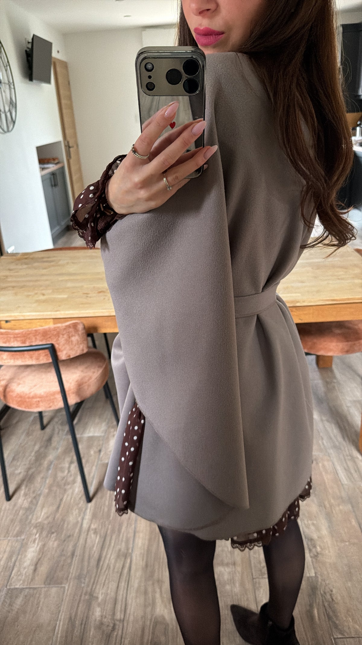 Manteau Cape Taupe