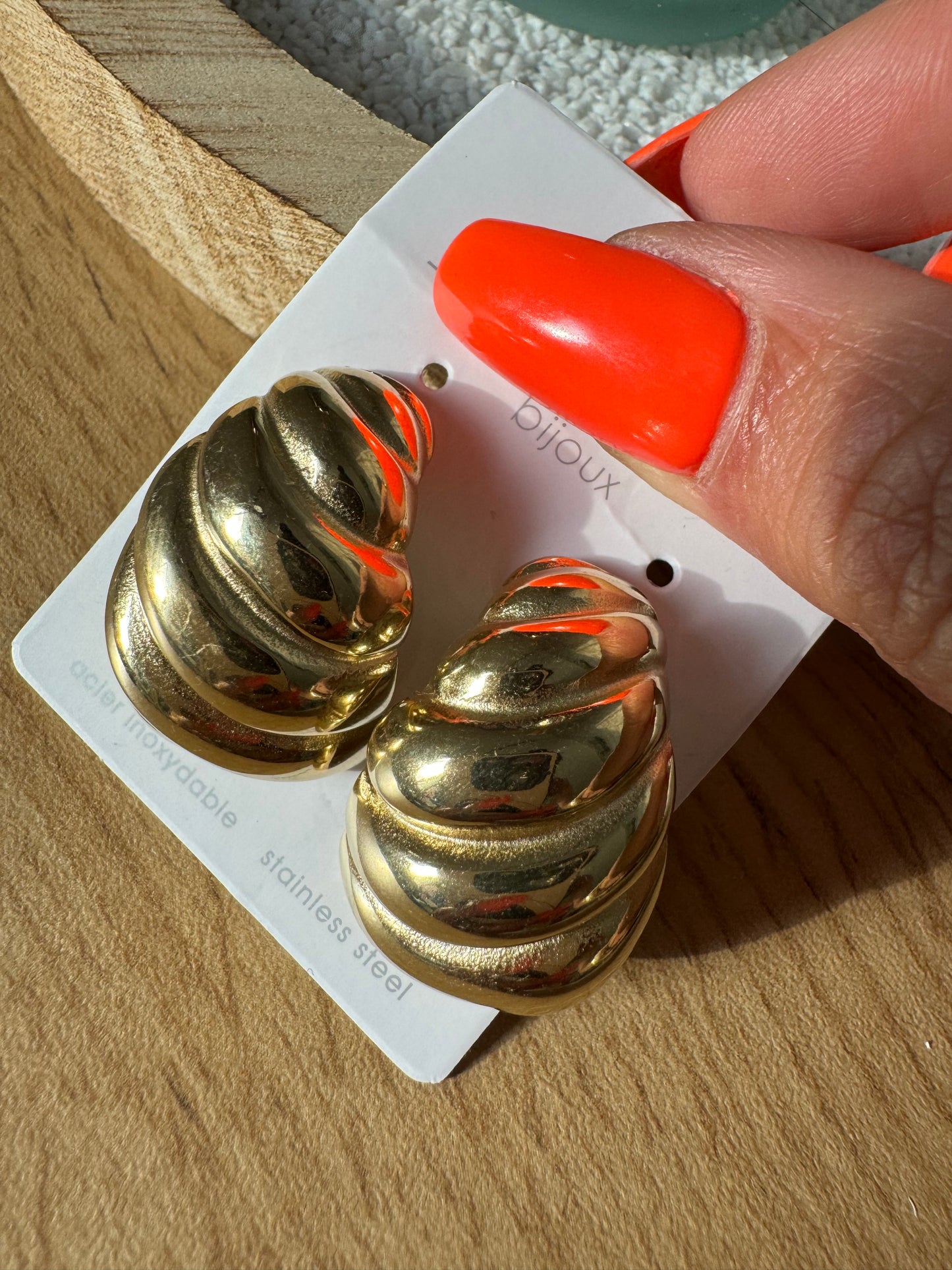 Boucle d’oreille Spirale