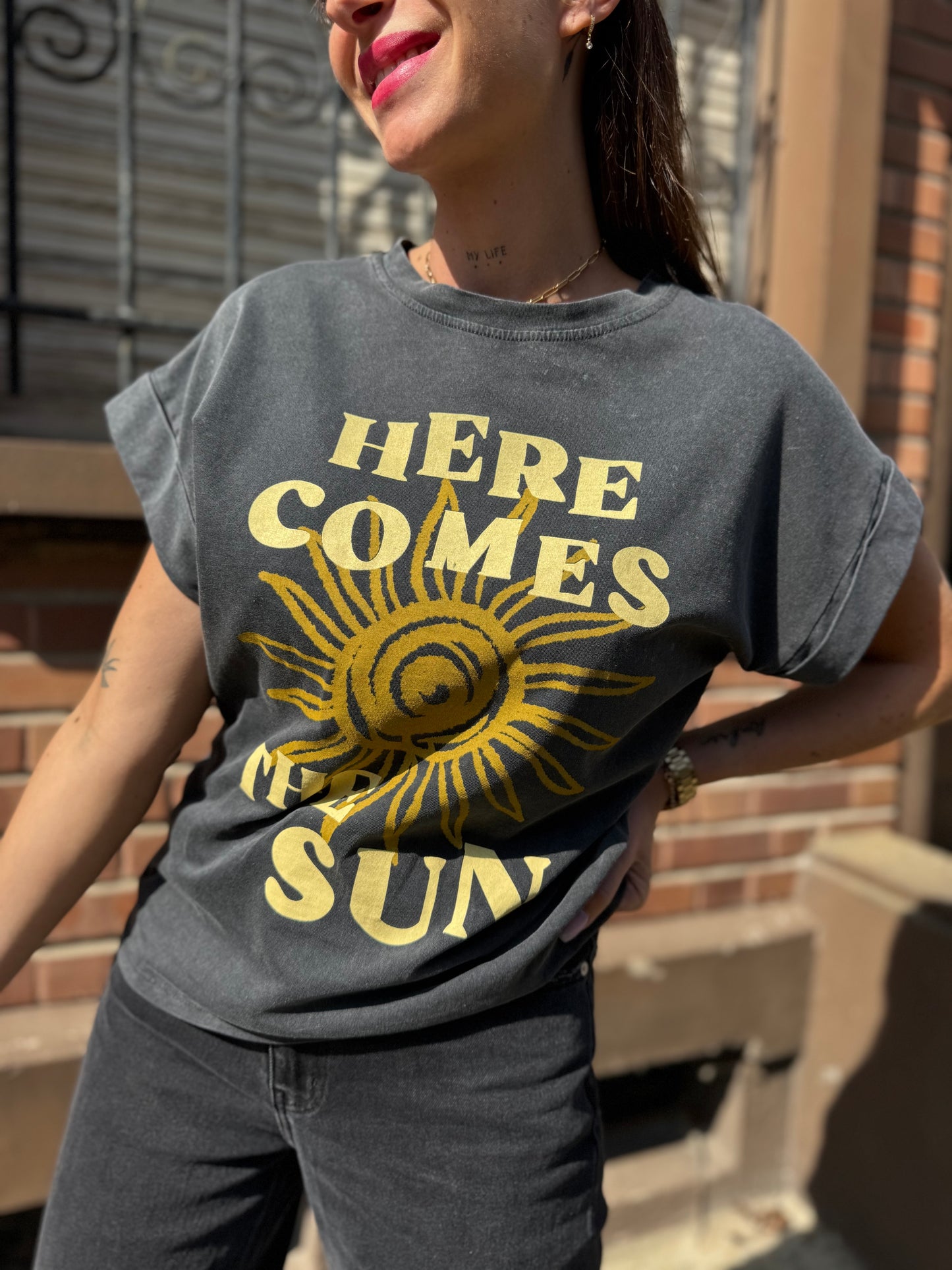 Tee-Shirt Gris Soleil