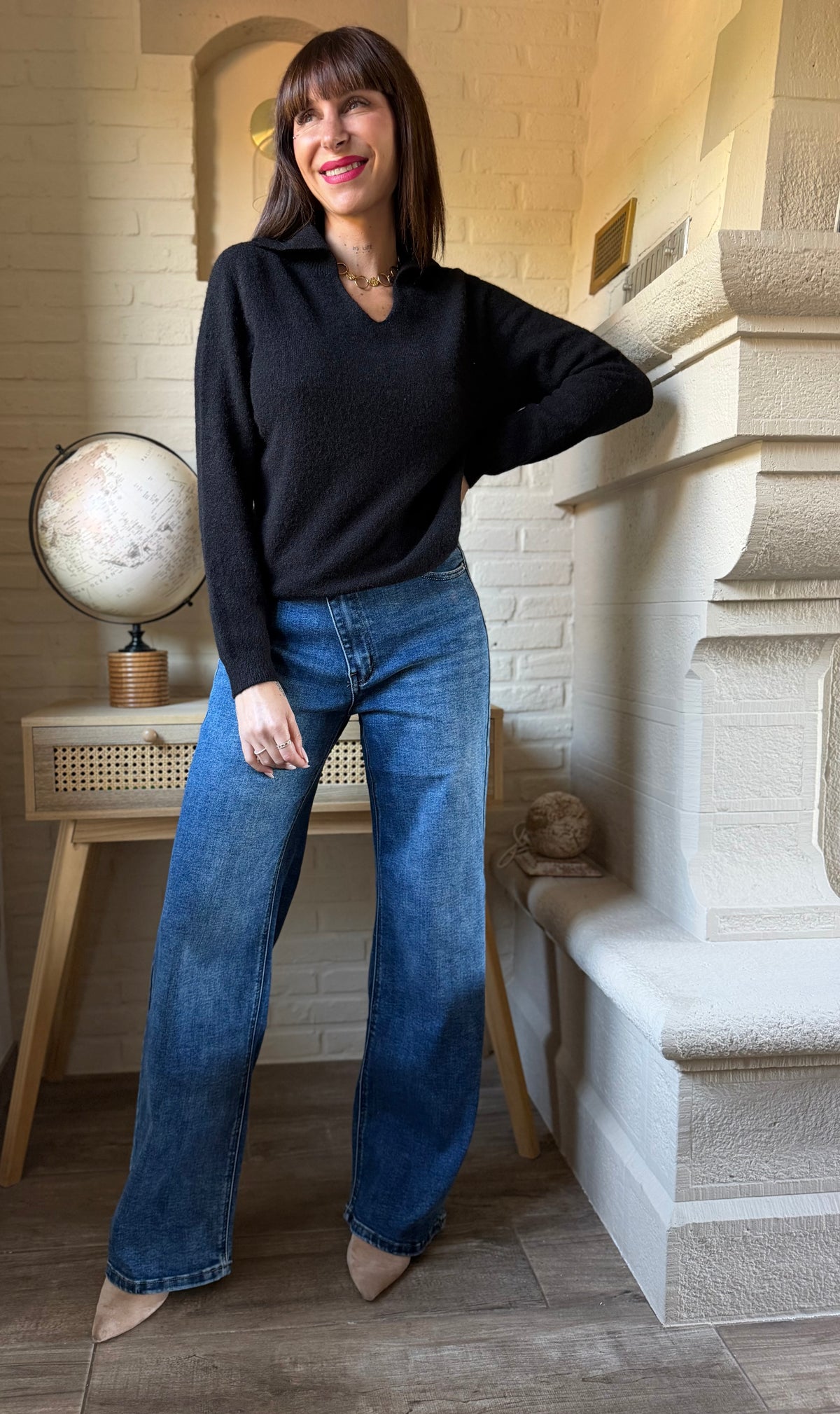 Pull Polo Noir