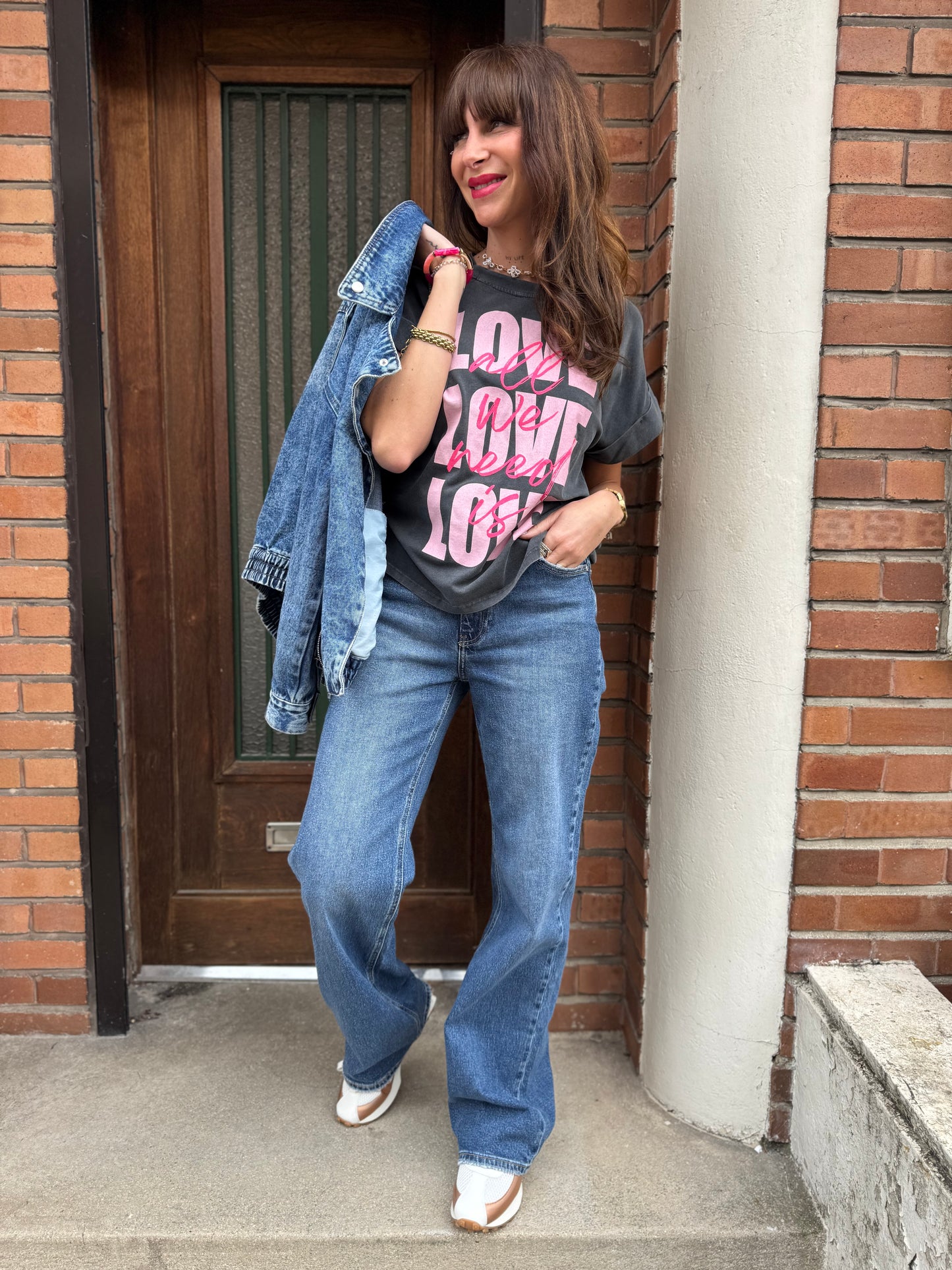 Tee-Shirt Gris Love