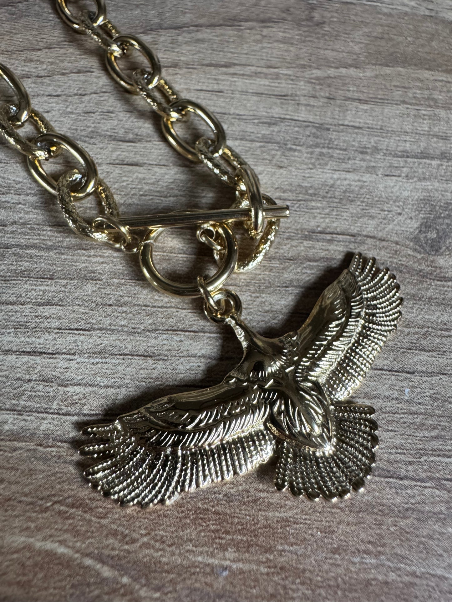 Collier Doré Aigle