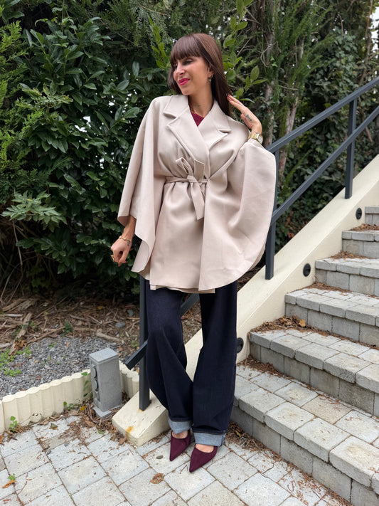 Manteau Cape Écru