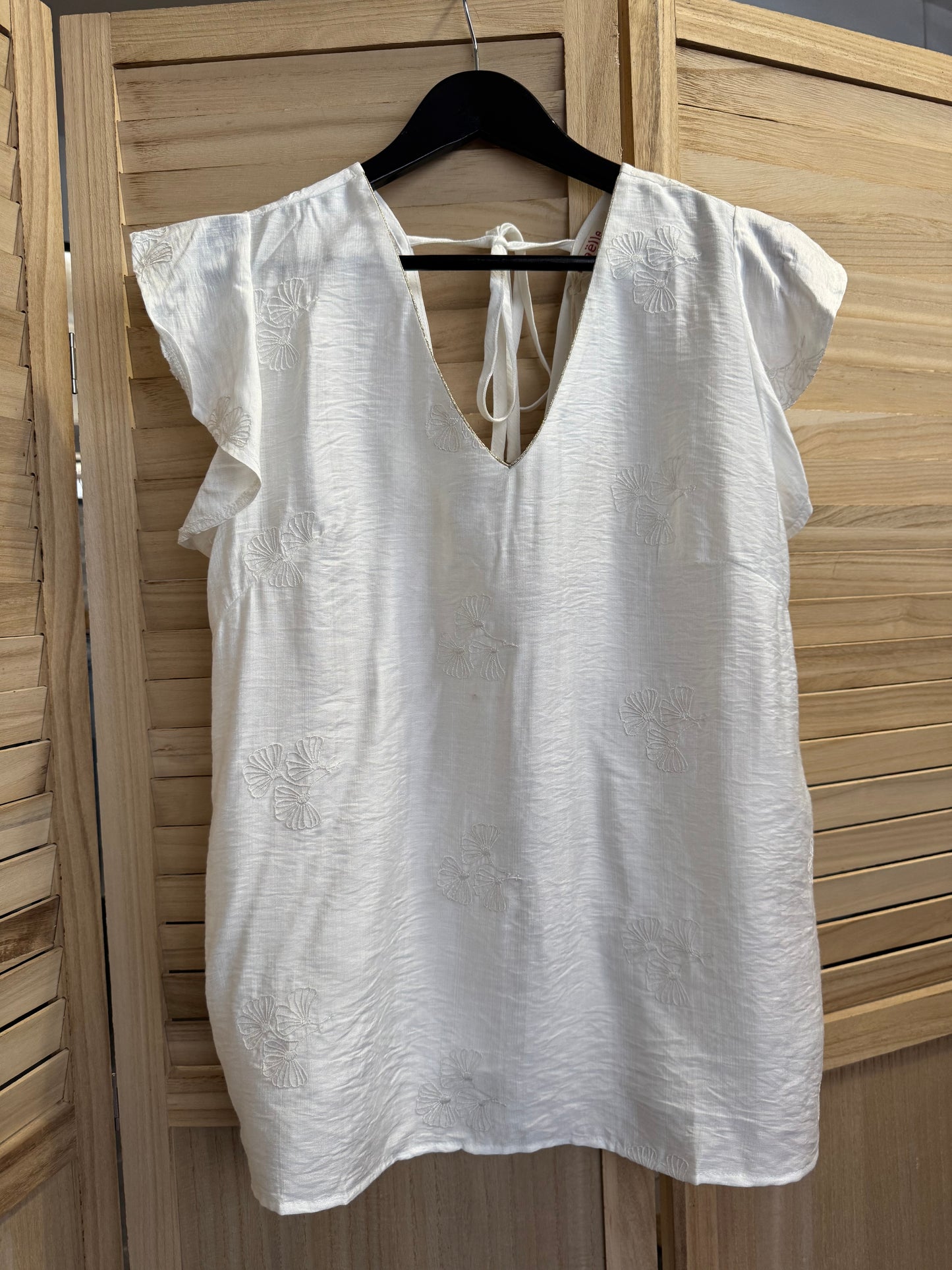 Blouse Sisi Blanc Pulpeuse