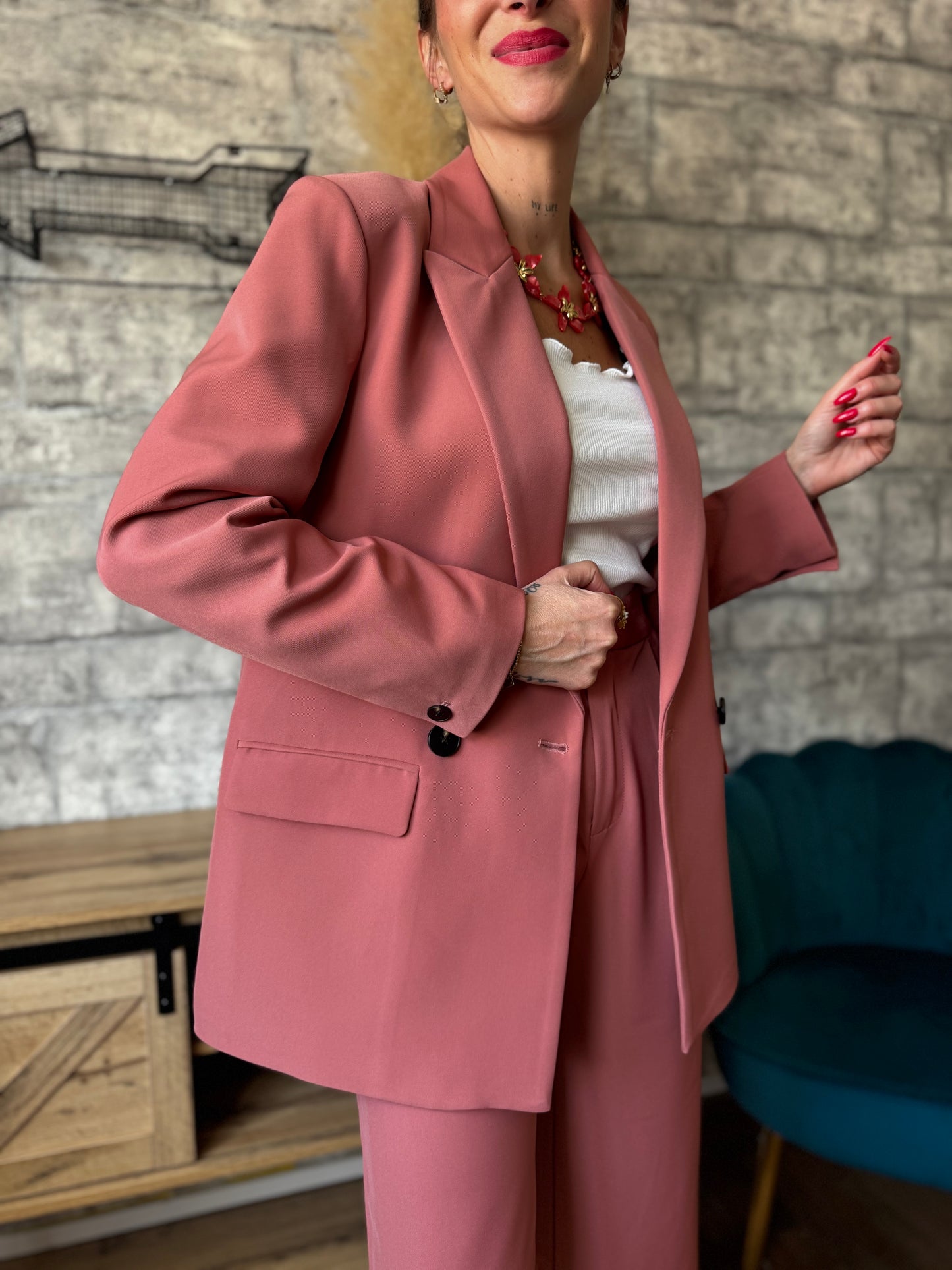 Blazer François Vieux Rose