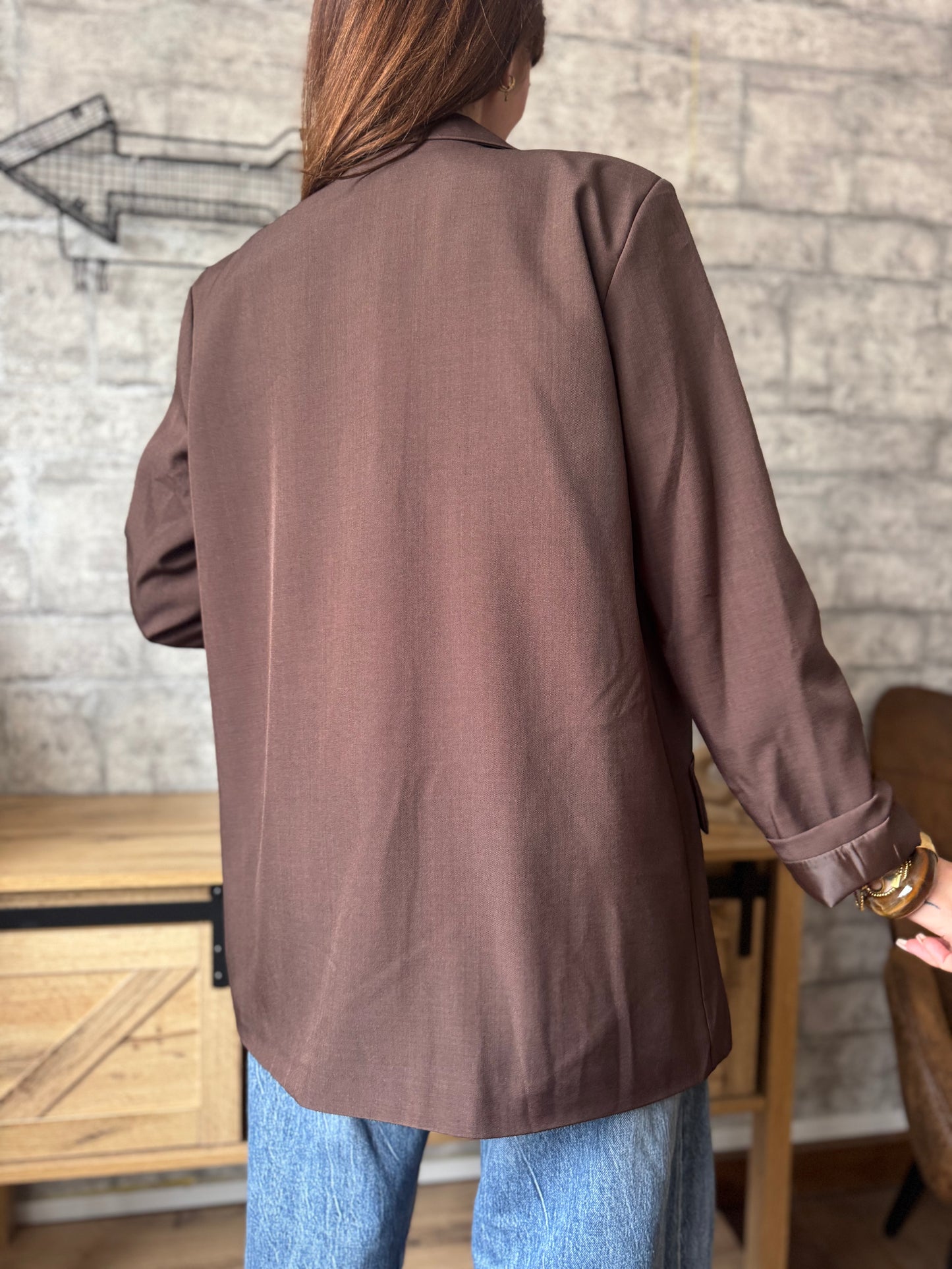Blazer Oversize chocolat