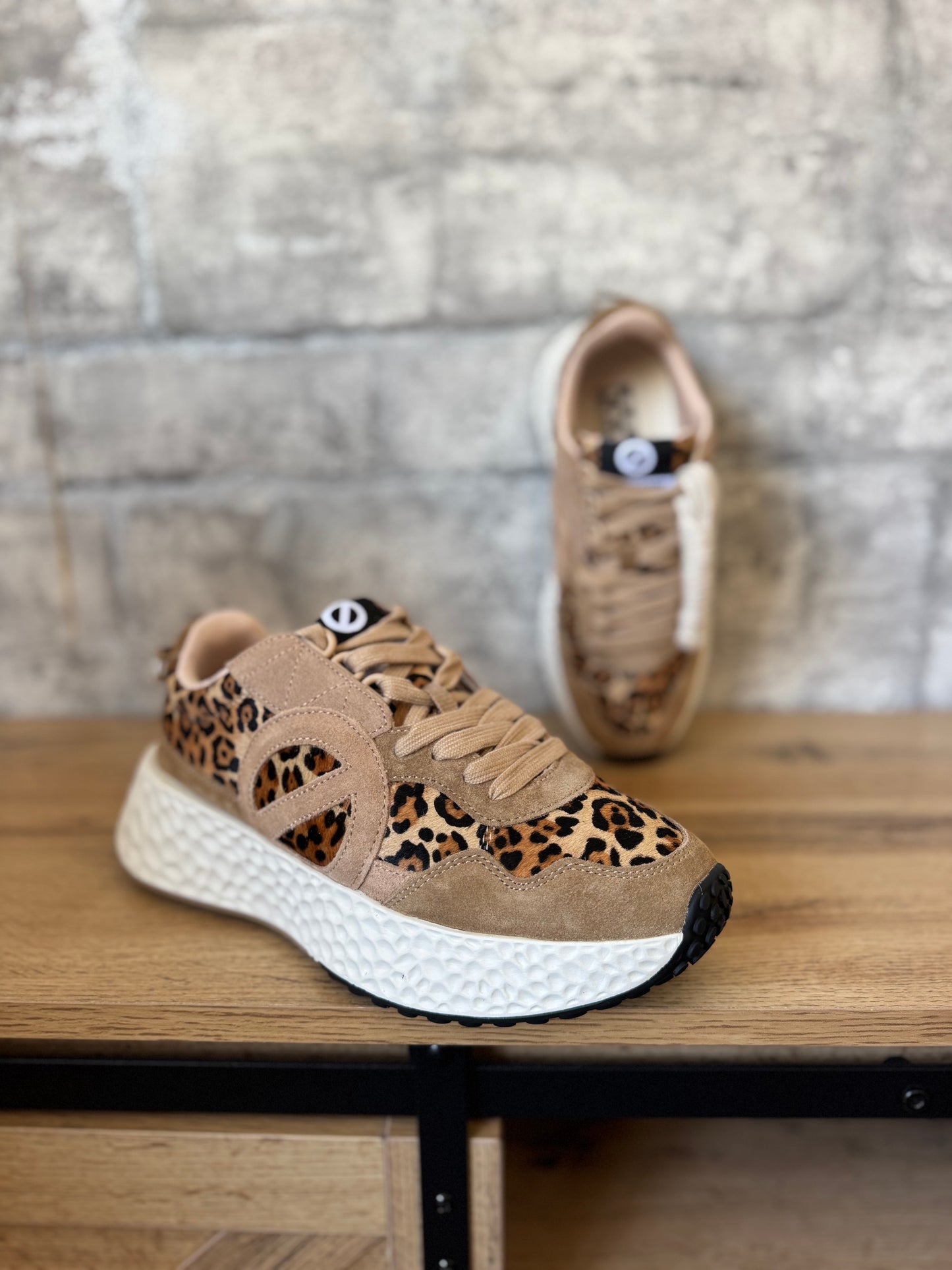 Basket No Name Carter Jogger Léopard