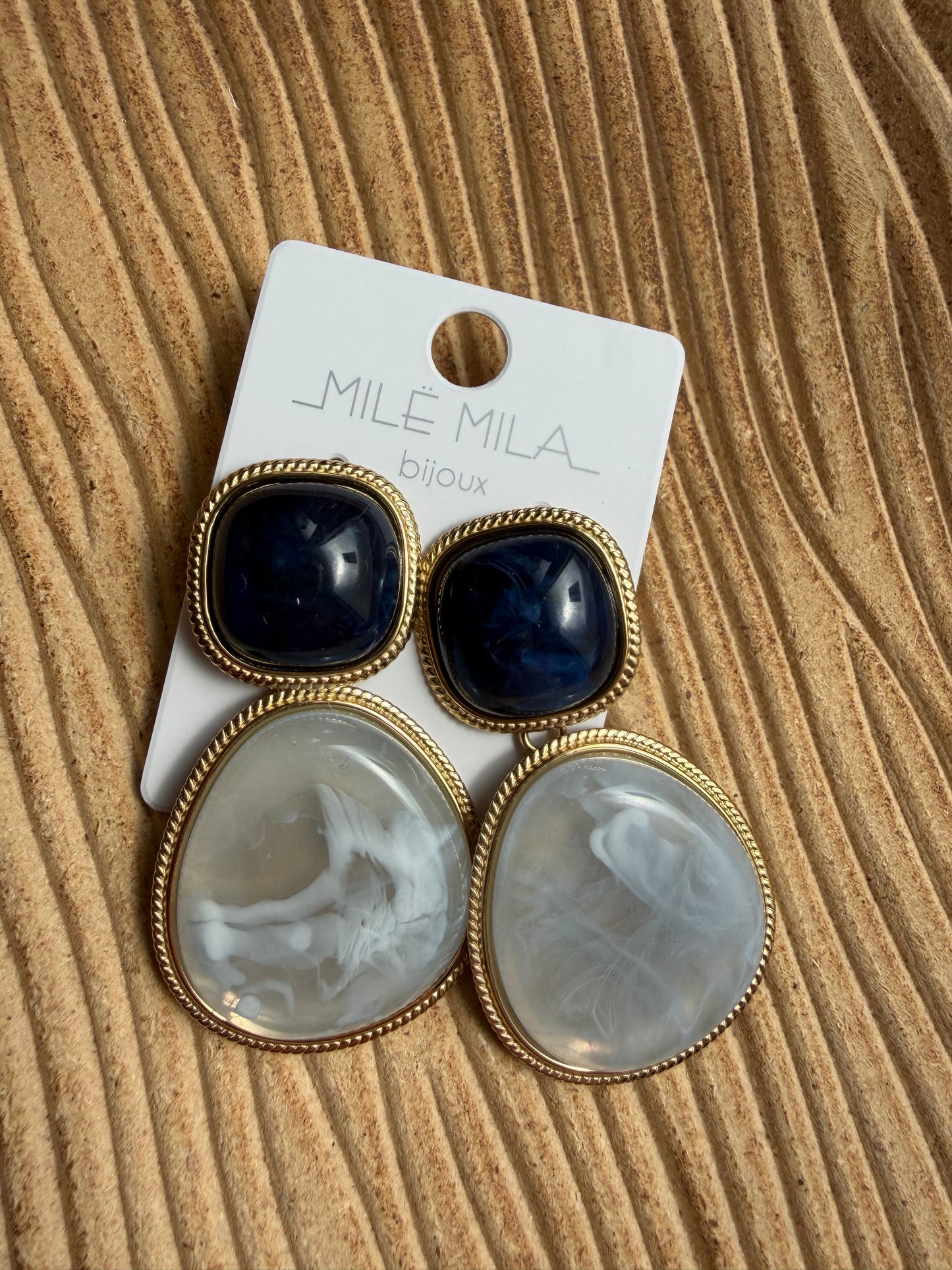 Boucle D’oreille Josy Bleu
