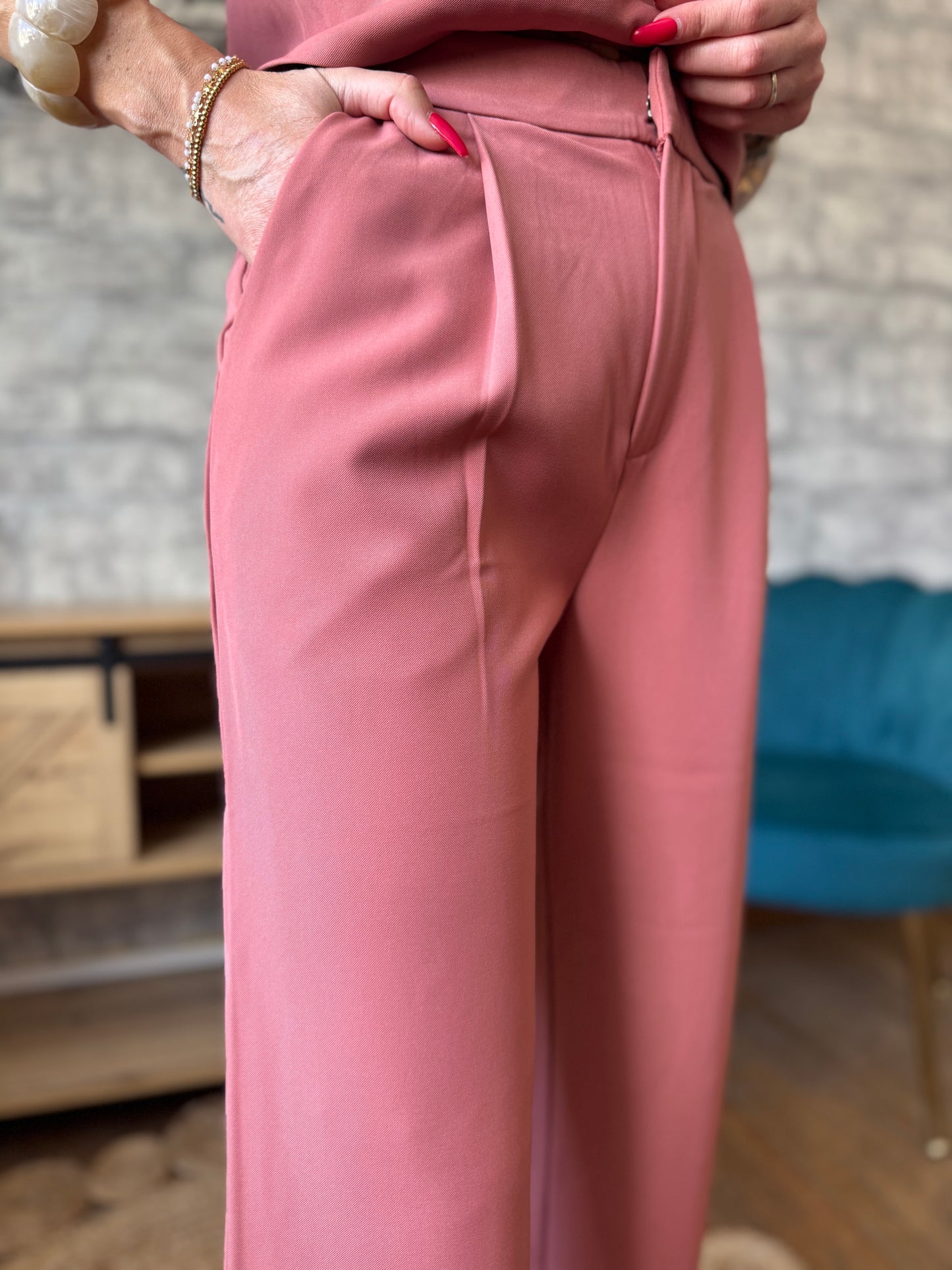 Pantalon François Vieux Rose