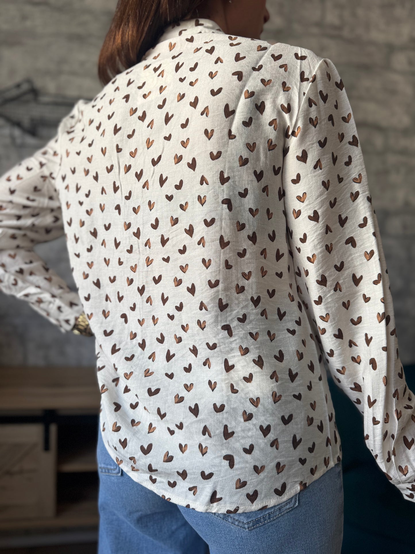 Chemise Cœur choco