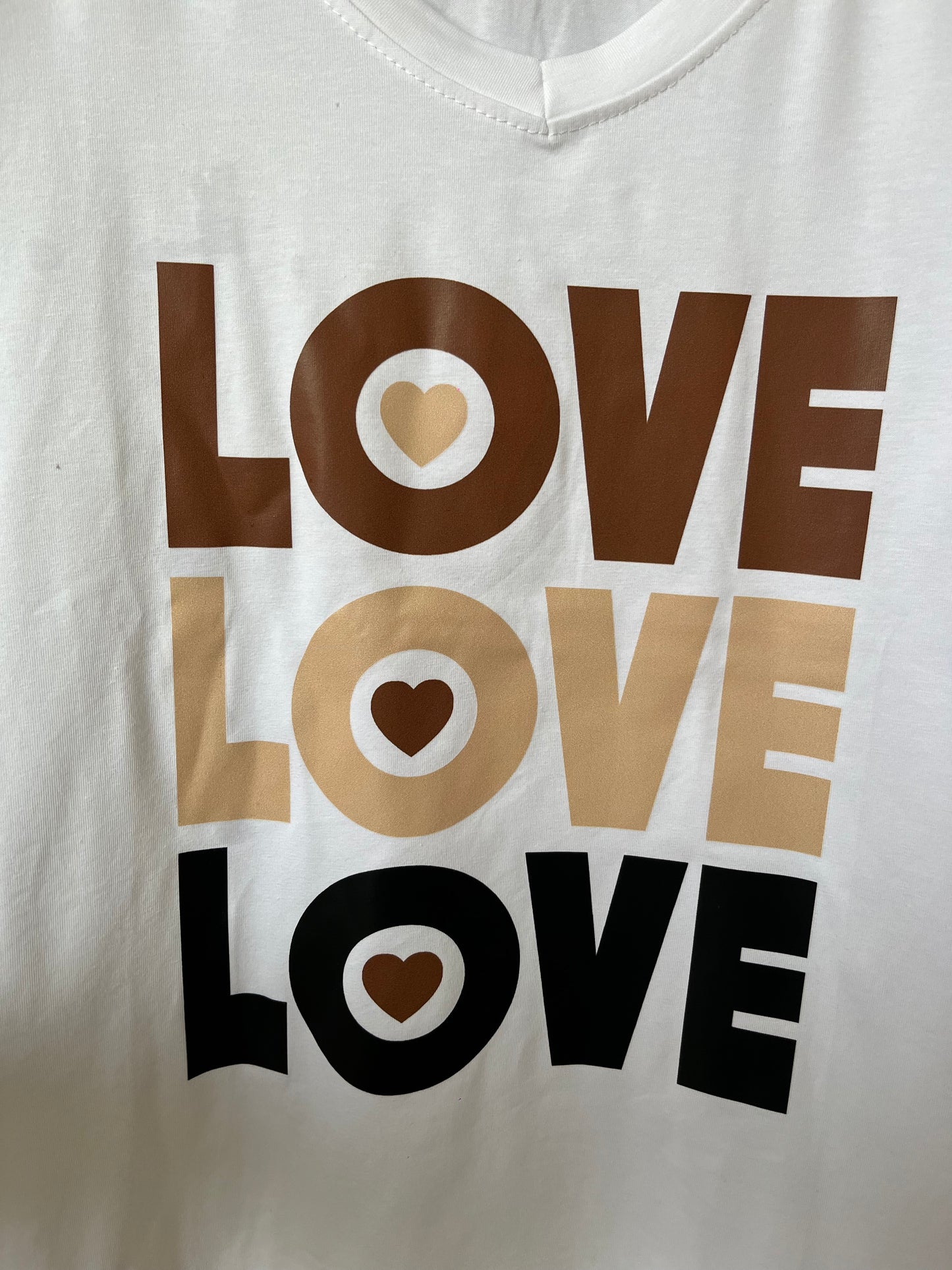 Tee-Shirt Love Blanc Pulpeuse
