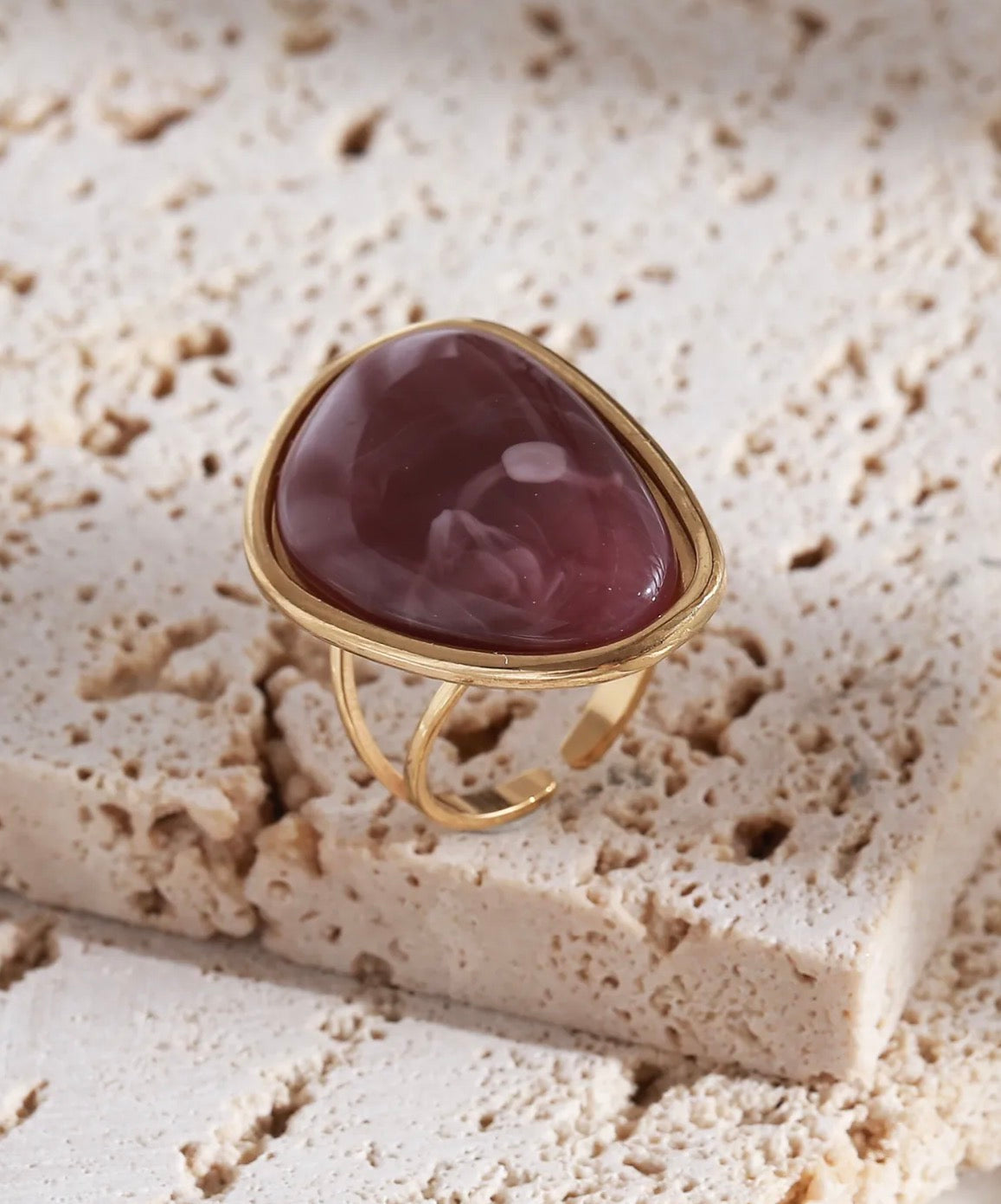 Bague Pierre Rose