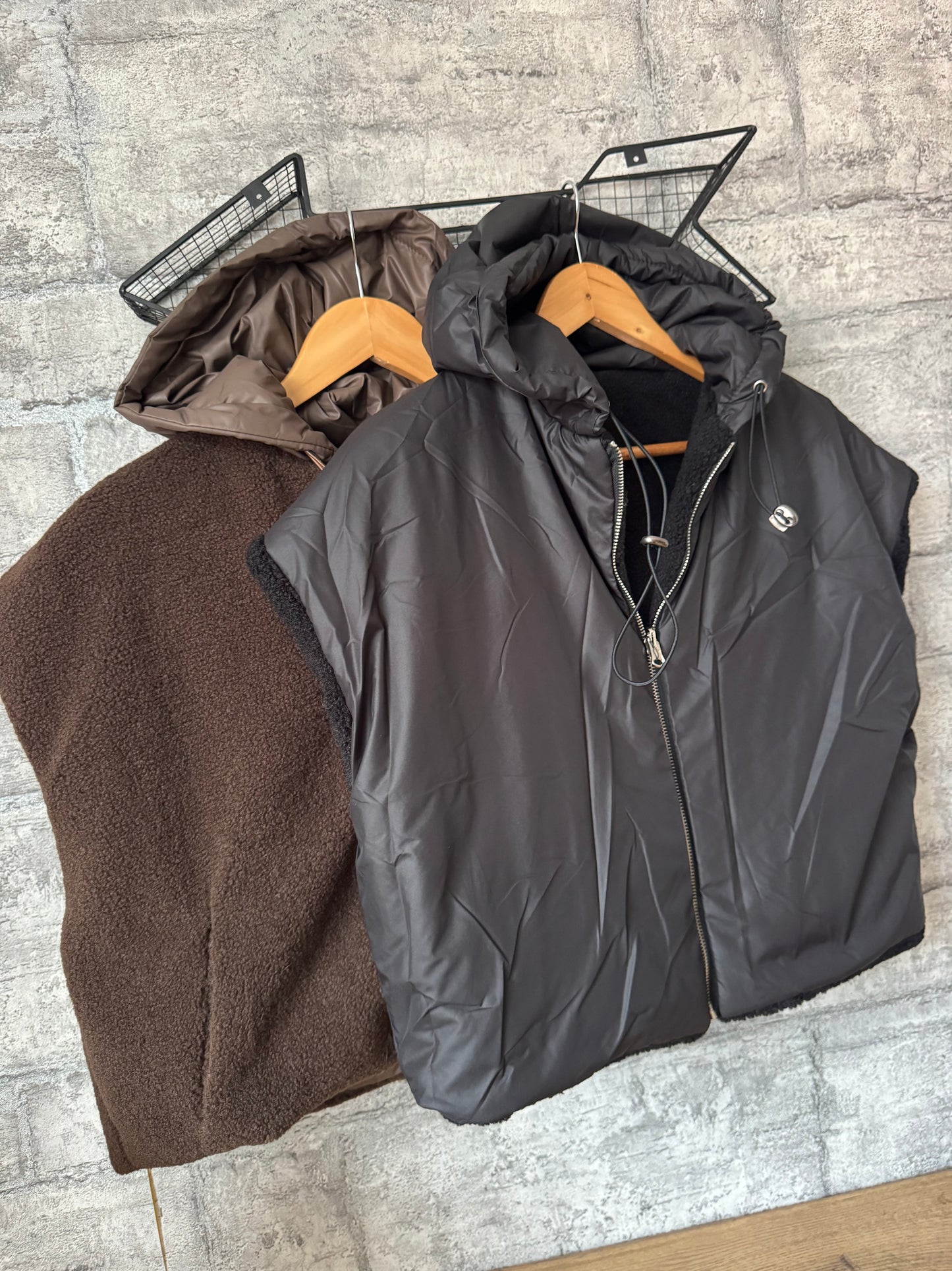 Veste Sans Manches Réversible