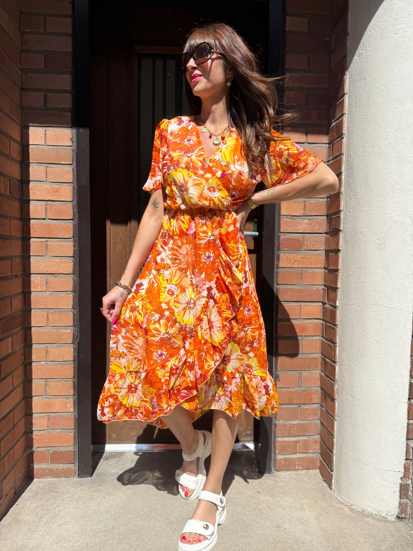 Robe Capucine Orange