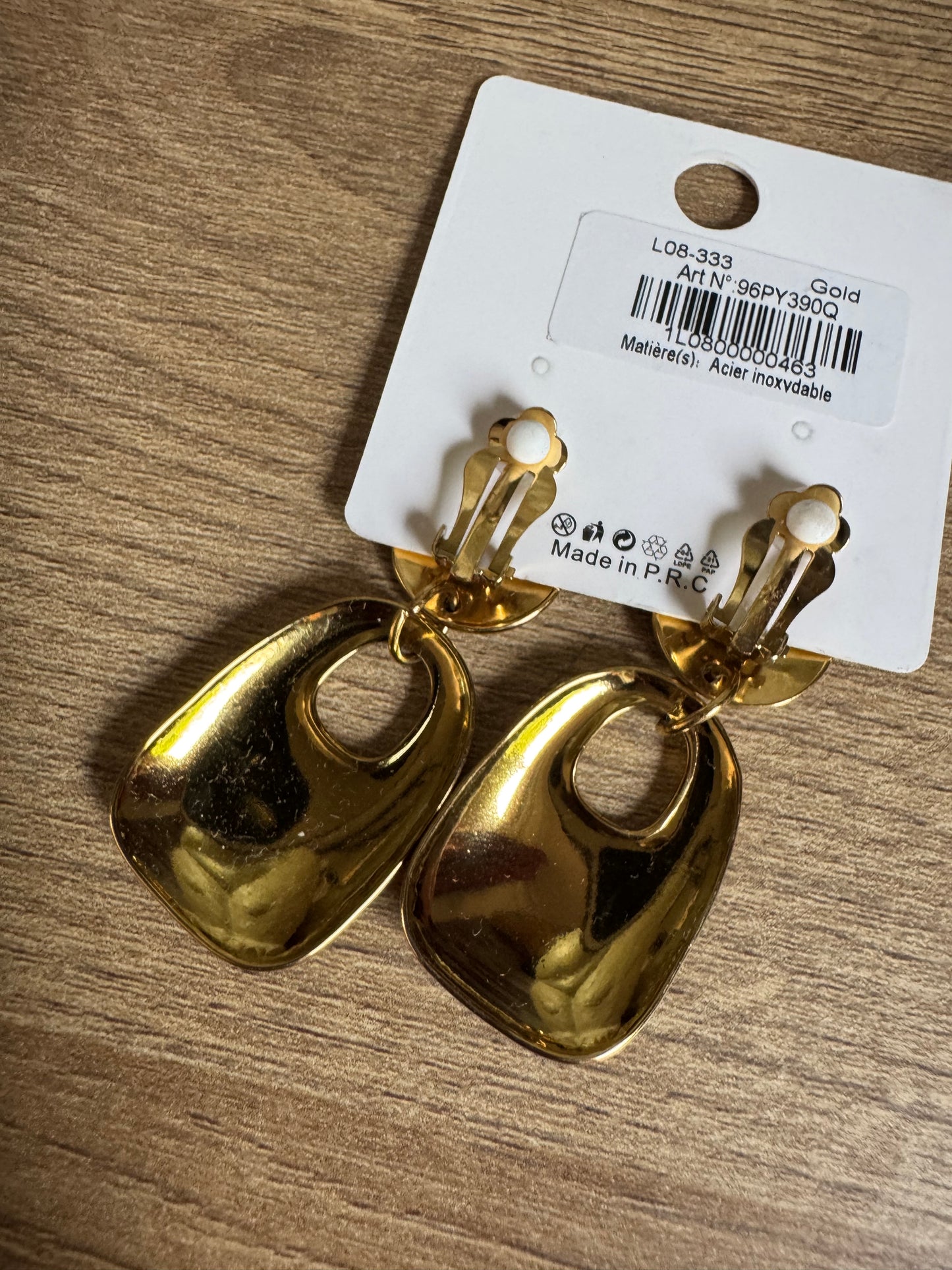 Boucle d’oreille Clip Zoé